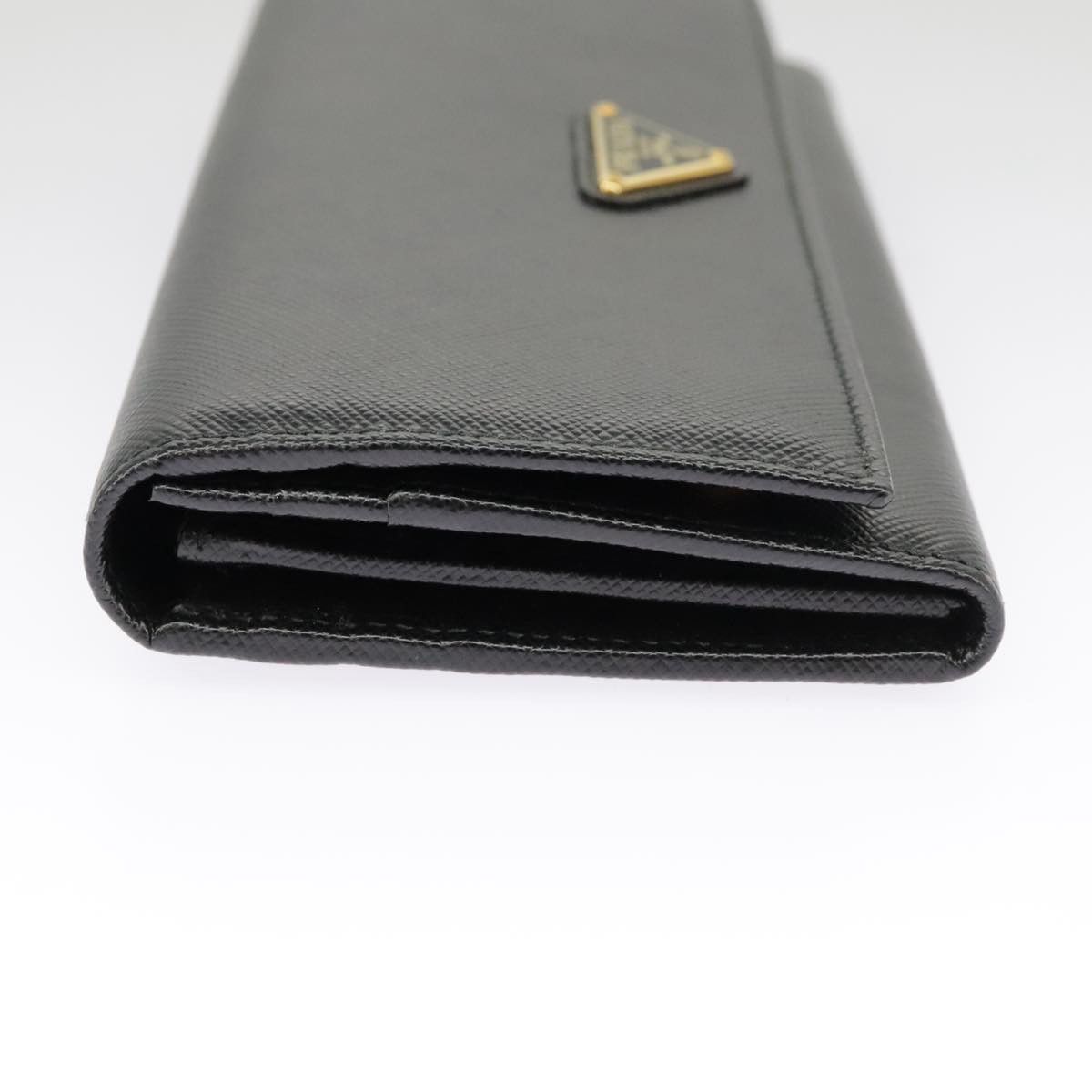 Prada Saffiano Black Leather Wallet (Pre-Owned) Size ONE SIZE - 4 Thumbnail