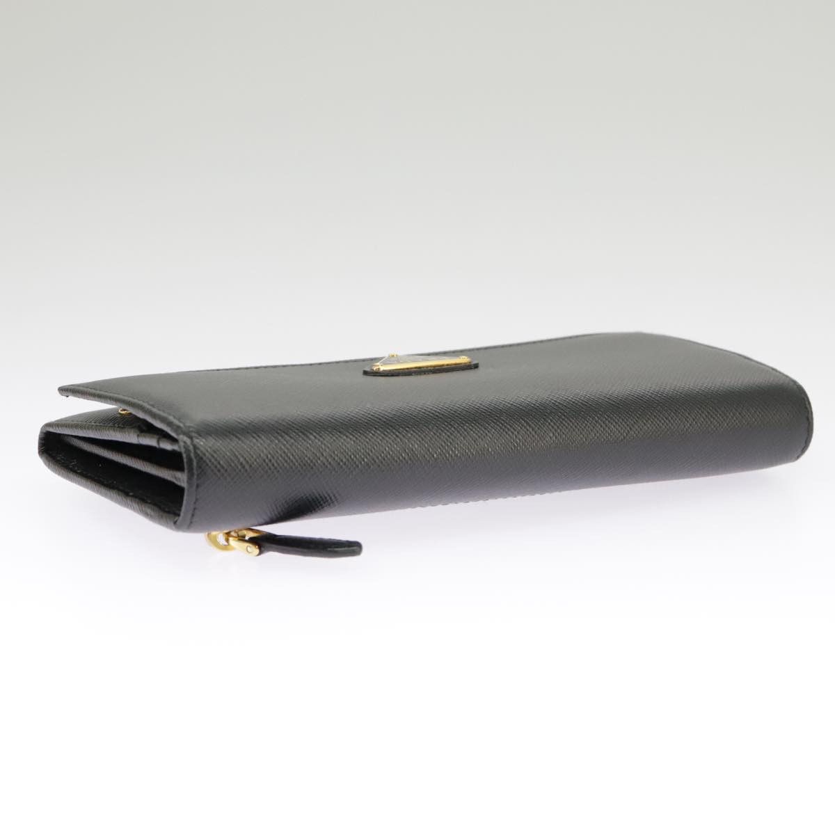 Prada Saffiano Black Leather Wallet (Pre-Owned) Size ONE SIZE - 6 Thumbnail
