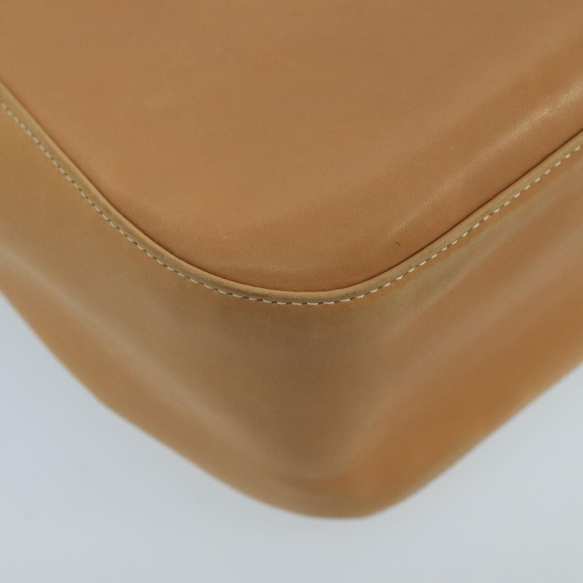 Salvatore Ferragamo Gancini Beige Leather Shoulder Bag (Pre-Owned) Size ONE SIZE - 10 Thumbnail