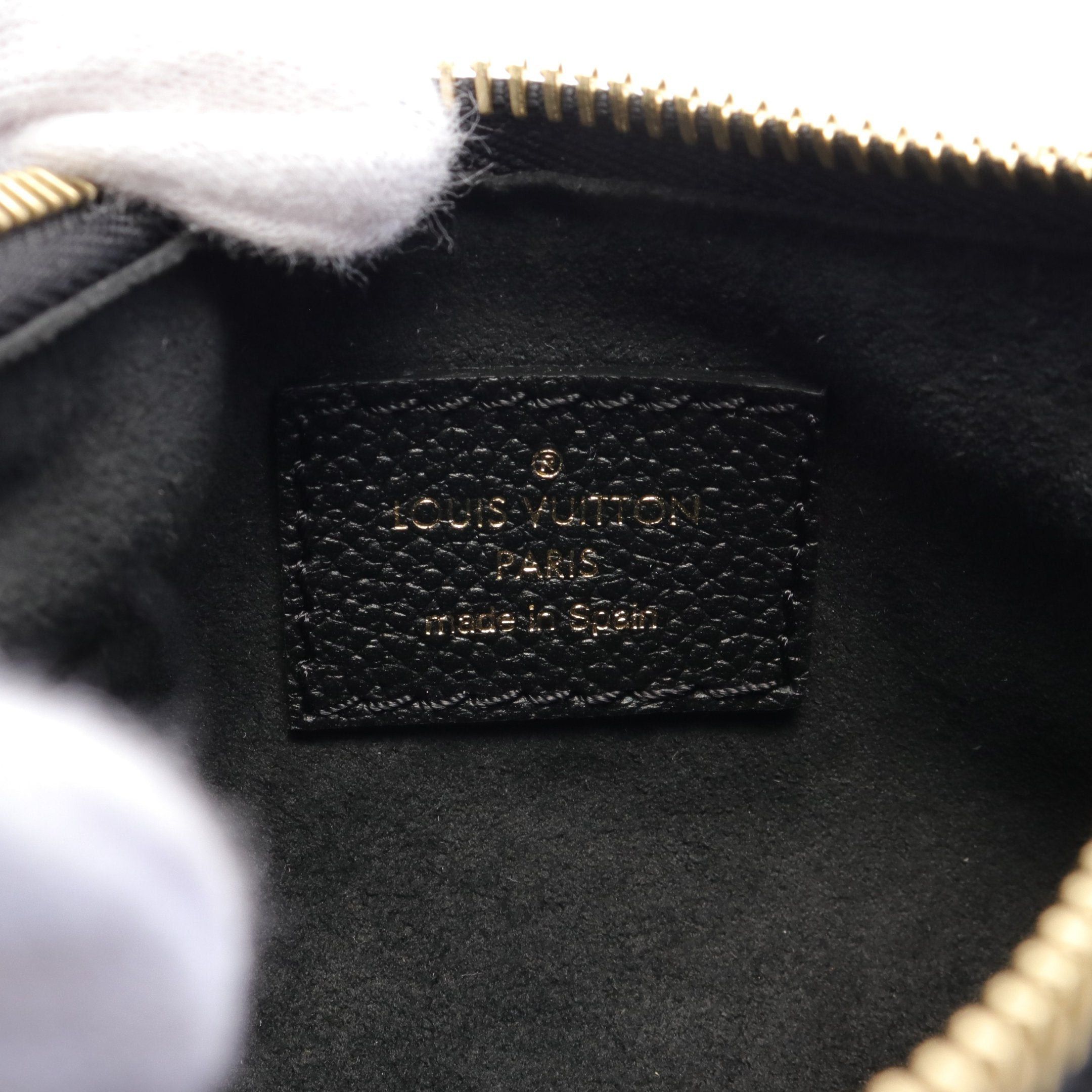 Louis Vuitton Louis Vuitton Mini Moon Monogram Empreinte Noir Shoulder Bag Leather Black Size ONE SIZE - 4 Thumbnail