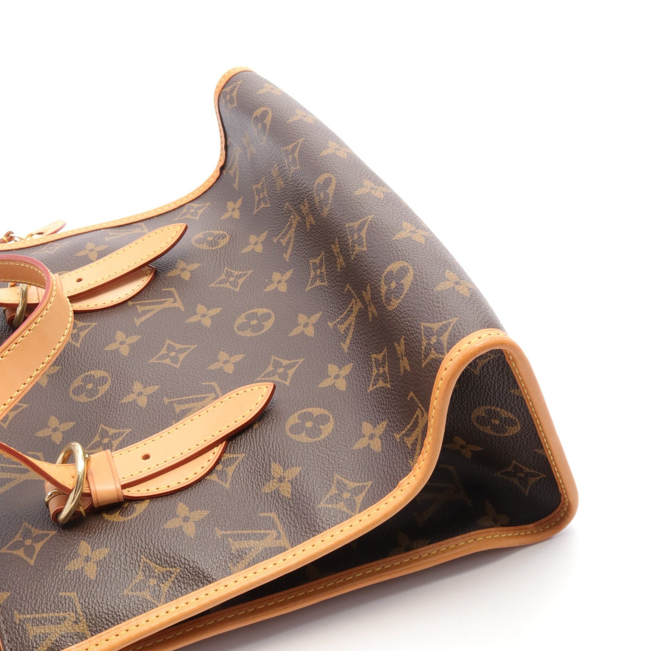 Louis Vuitton Louis Vuitton Popincourt O Monogram Shoulder Bag Tote Leather Brown Size ONE SIZE - 6 Thumbnail