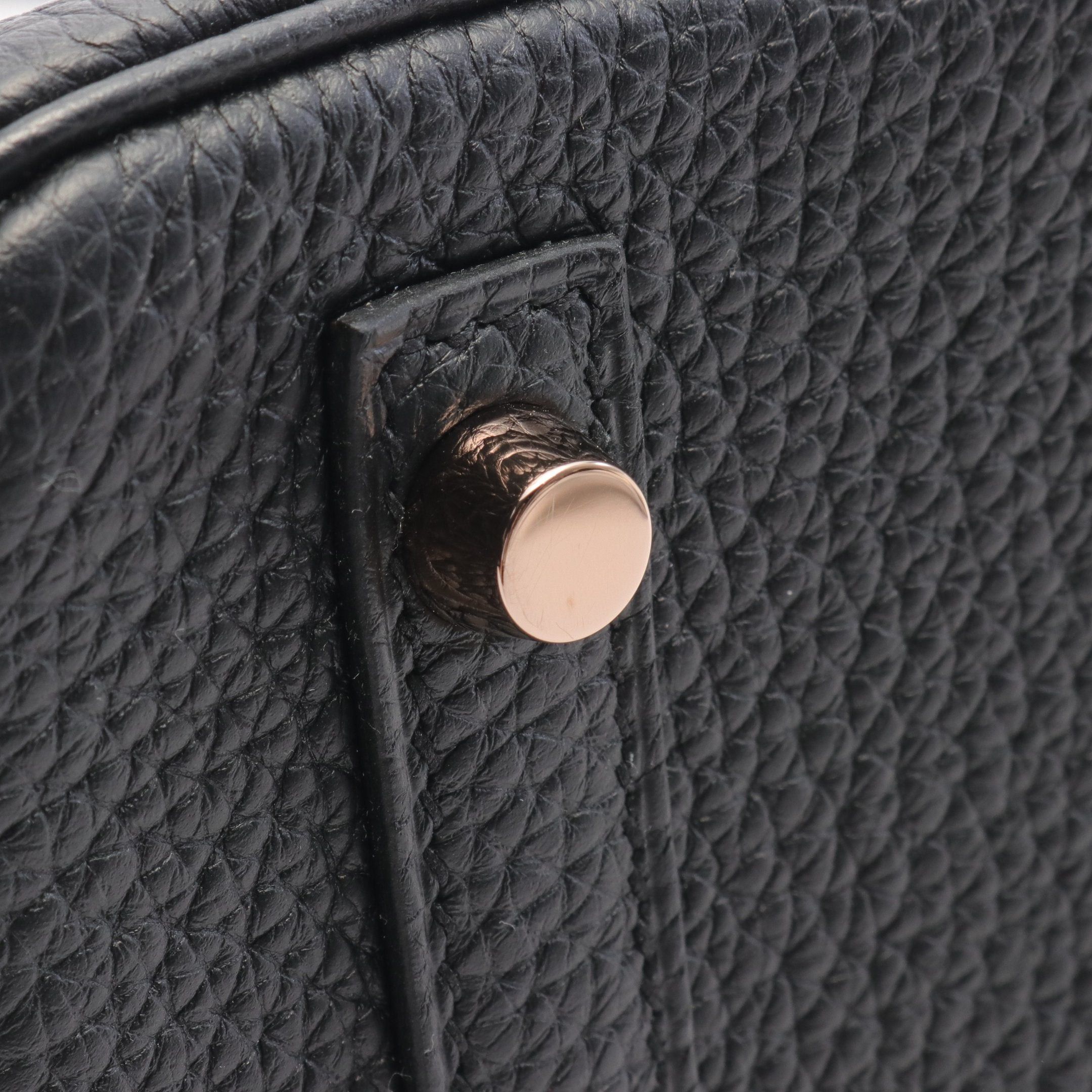 Hermes Hermes Birkin 30 Handbag Togo Black Gold Hardware D Stamp Size ONE SIZE - 7 Thumbnail