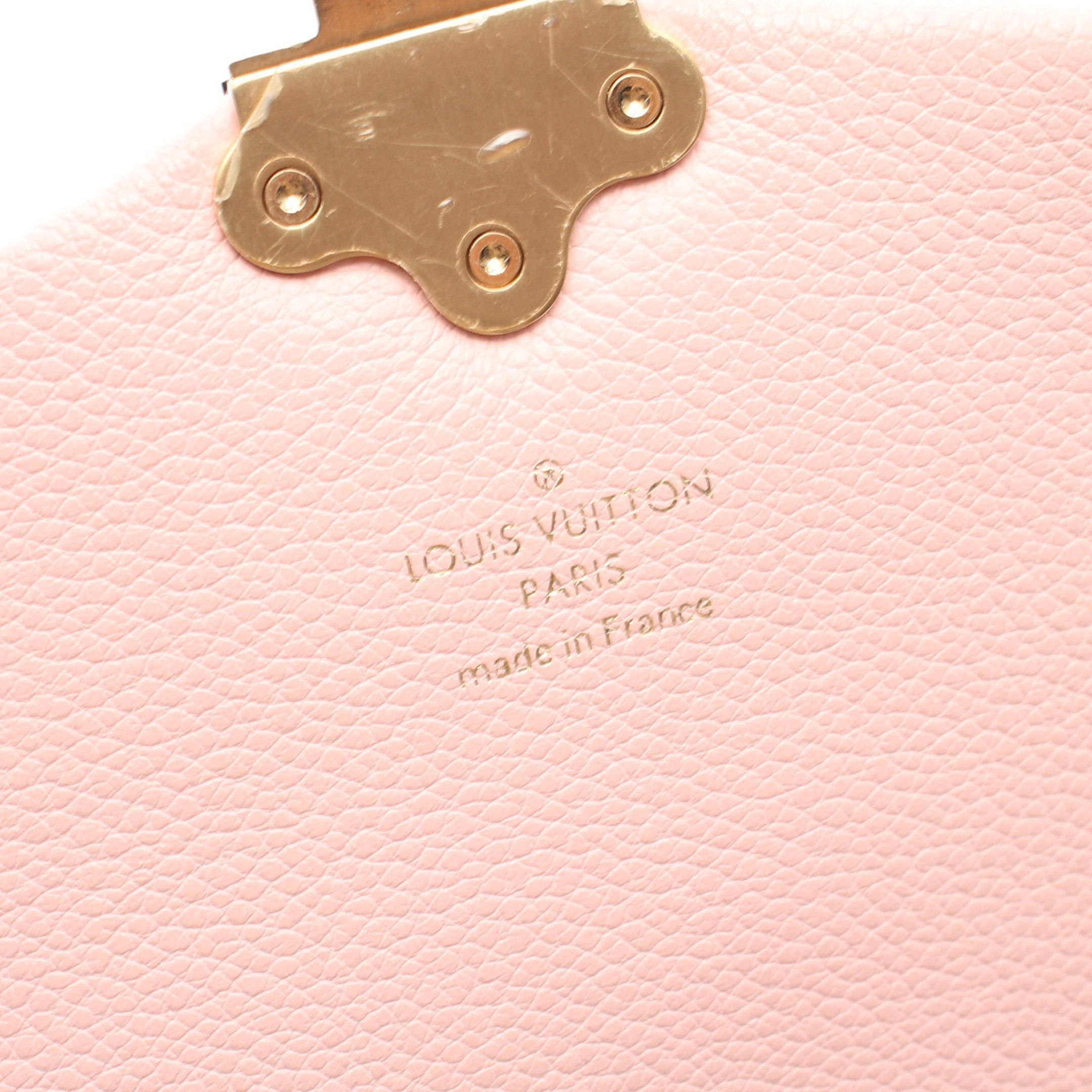 Louis Vuitton Louis Vuitton Clapton Damier Ebene Magnolia Shoulder Bag Leather Brown Pink Size ONE SIZE - 4 Thumbnail