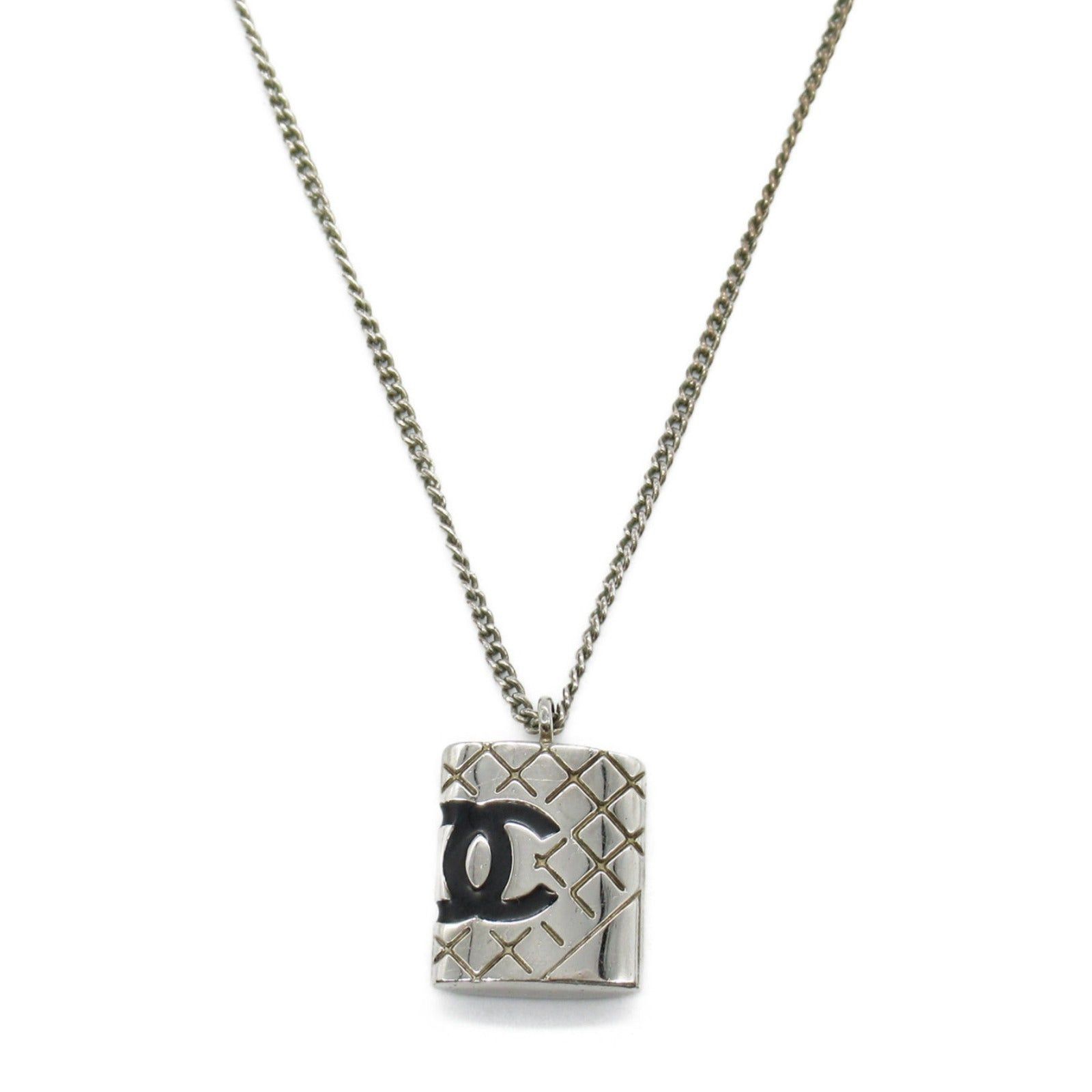 Chanel Chanel Necklace Silver Plated Size ONE SIZE - 2 Thumbnail