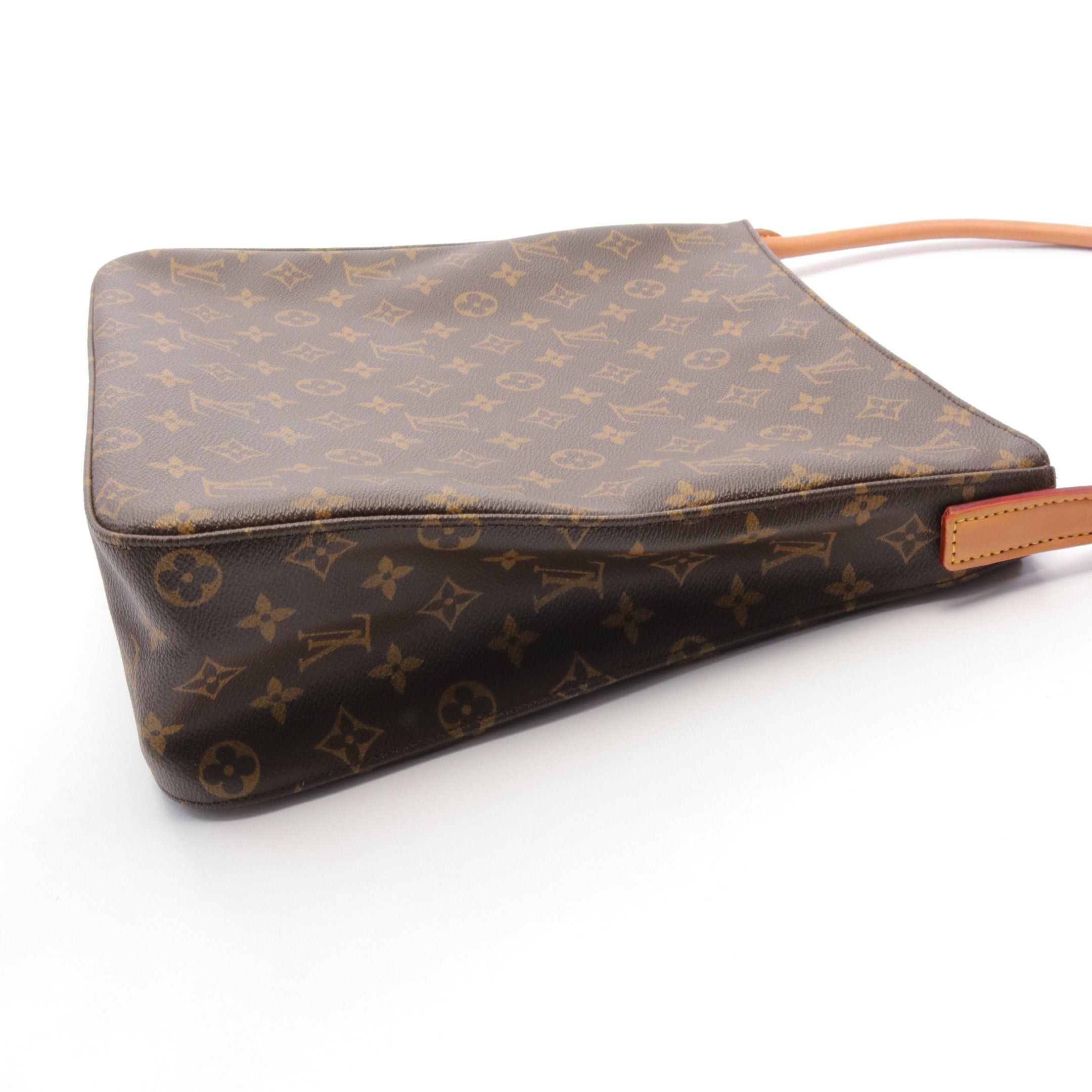 Louis Vuitton Louis Vuitton Looping Gm Monogram Shoulder Bag Leather Brown Size ONE SIZE - 7 Thumbnail