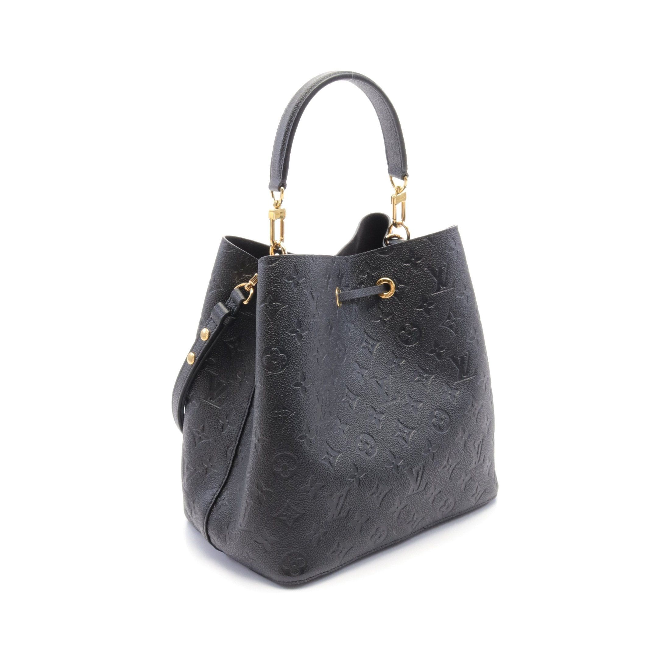 Louis Vuitton Louis Vuitton Neo Noe Monogram Empreinte Noir Handbag Leather Black Size ONE SIZE - 2 Thumbnail