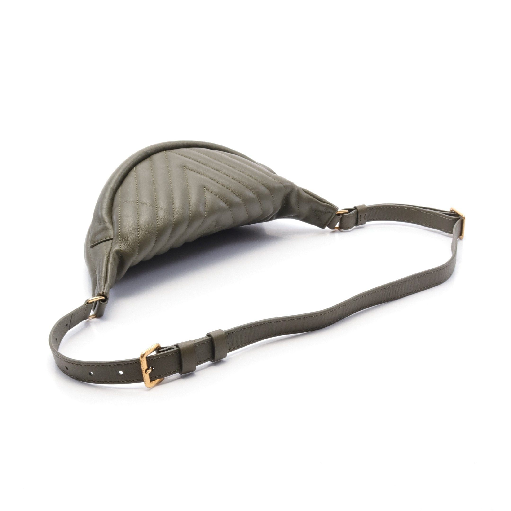 Louis Vuitton Louis Vuitton New Wave Bum Bag Body Waist Leather Khaki Green Size ONE SIZE - 2 Thumbnail