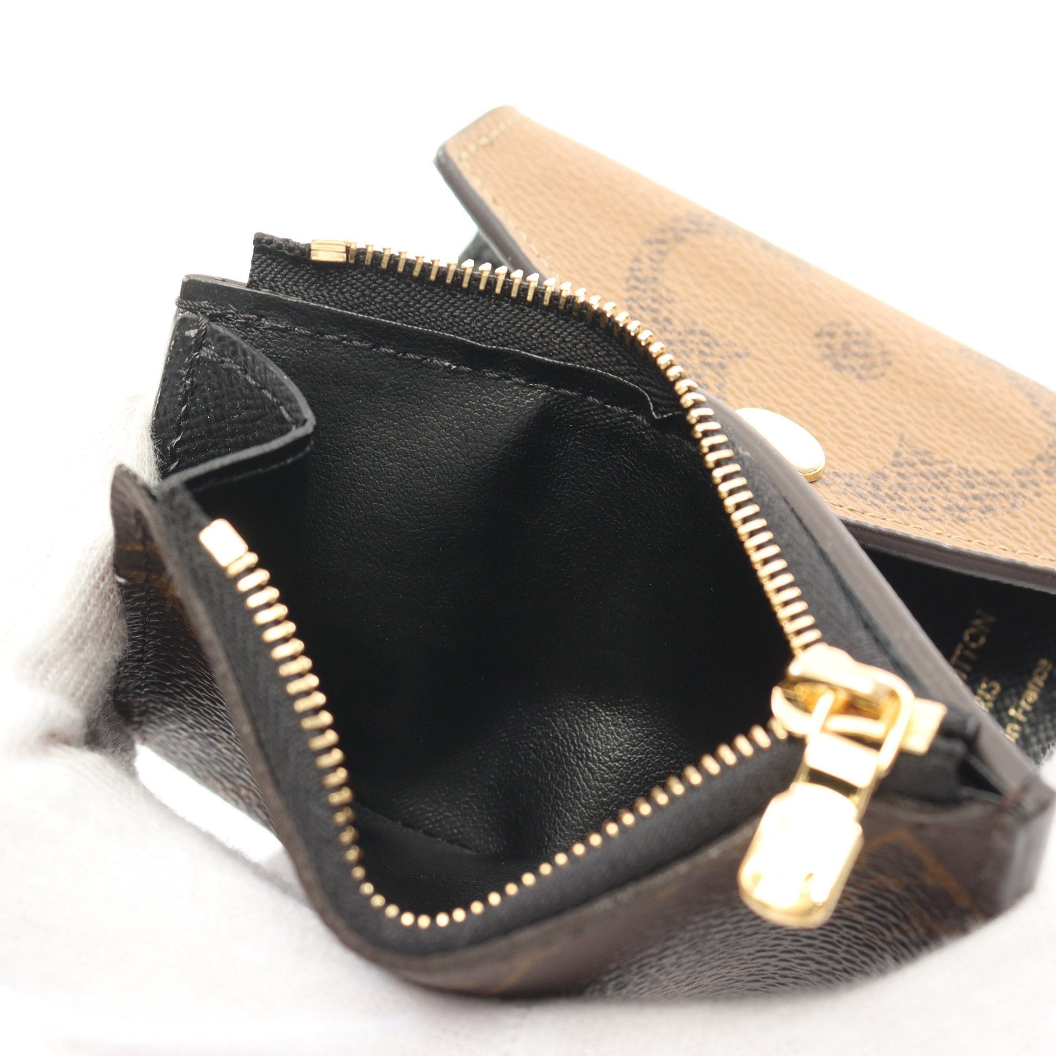 Louis Vuitton Louis Vuitton Portefeuil Zoe Monogram Giant Reverse Trifold Wallet Compact Brown Beige Size ONE SIZE - 7 Thumbnail