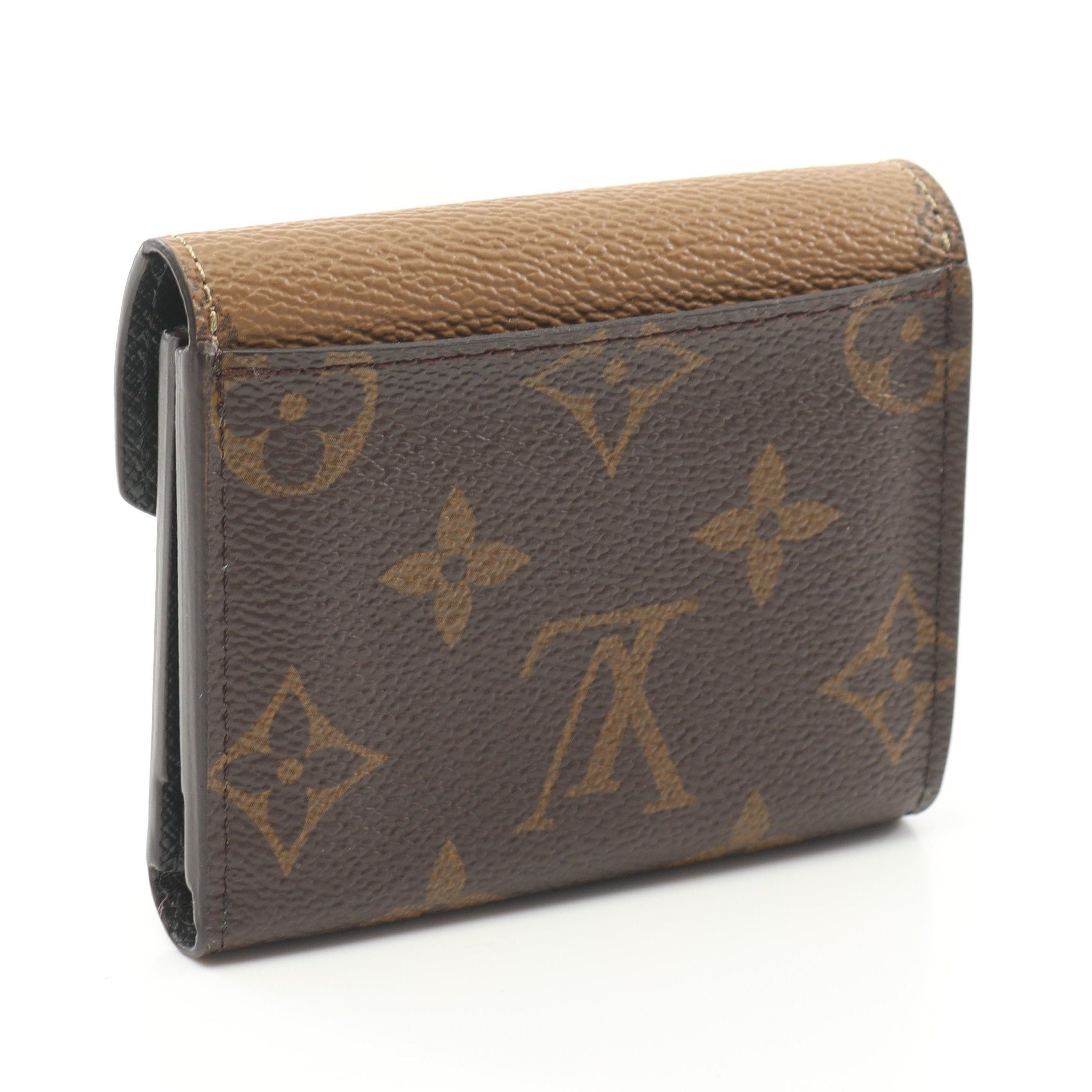 Louis Vuitton Louis Vuitton Portefeuil Zoe Monogram Giant Reverse Trifold Wallet Compact Brown Beige Size ONE SIZE - 2 Thumbnail