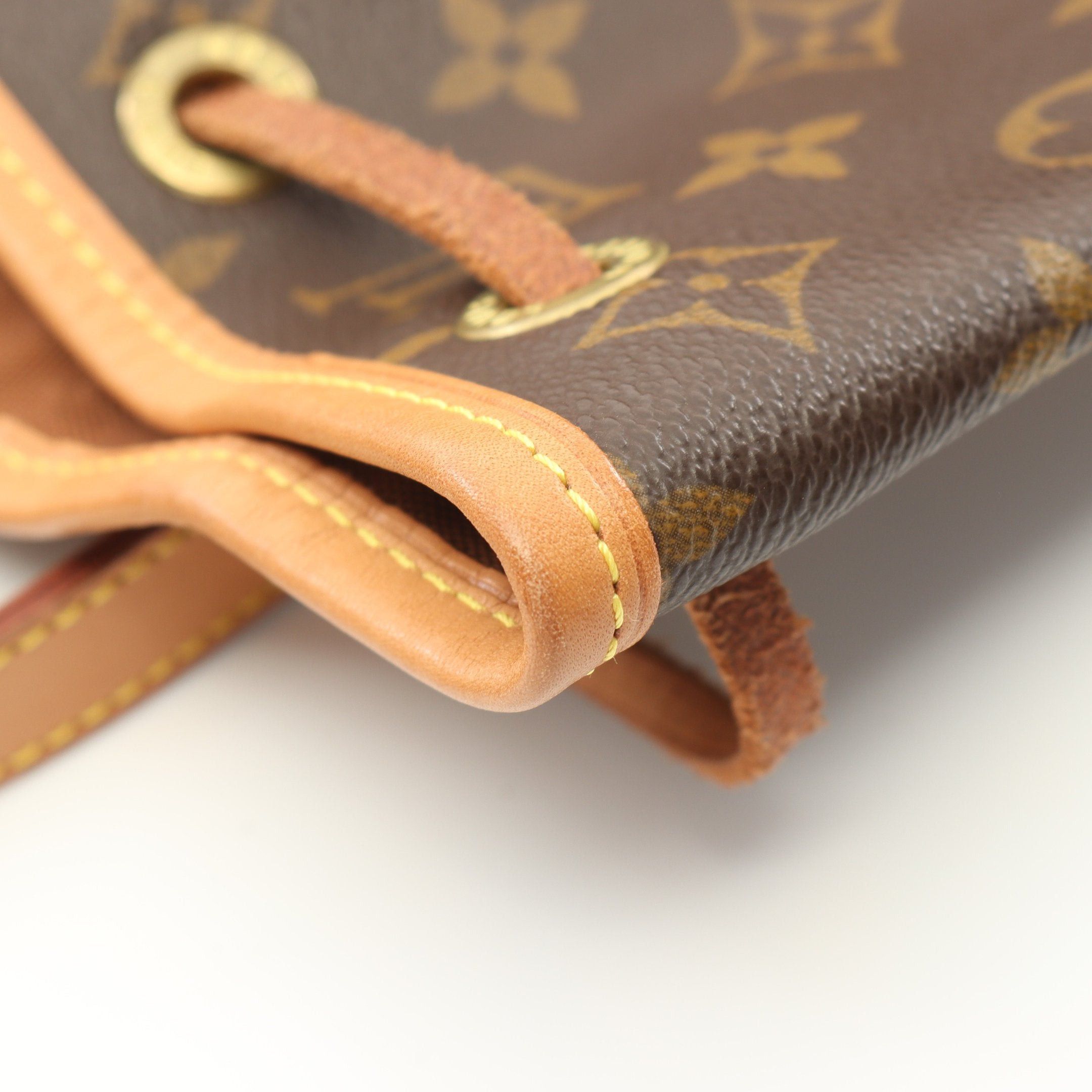 Louis Vuitton Louis Vuitton Montsouris Mm Monogram Backpack Rucksack Leather Brown Size ONE SIZE - 8 Thumbnail