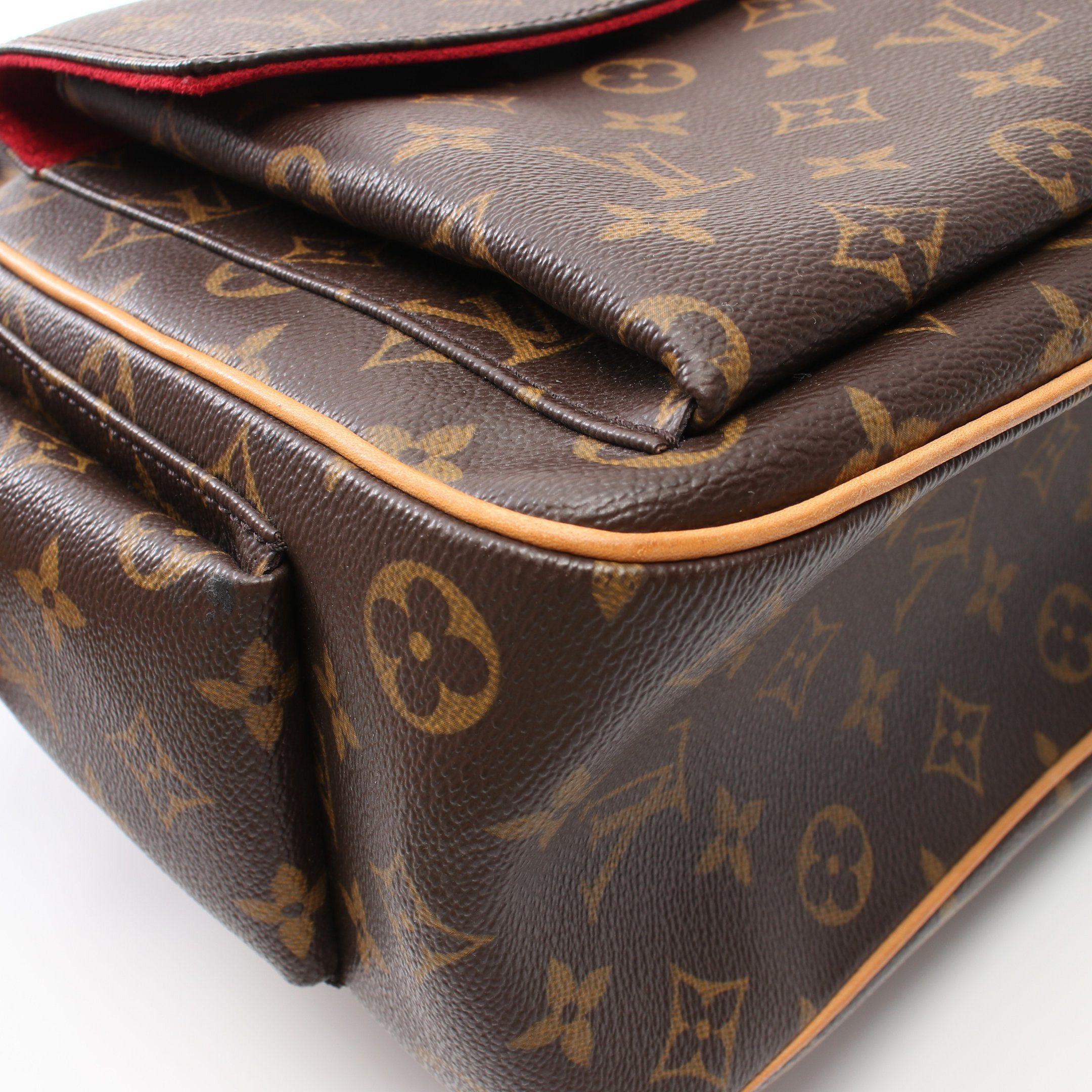 Louis Vuitton Louis Vuitton Multi-Priest Monogram Handbag Leather Brown Size ONE SIZE - 5 Thumbnail