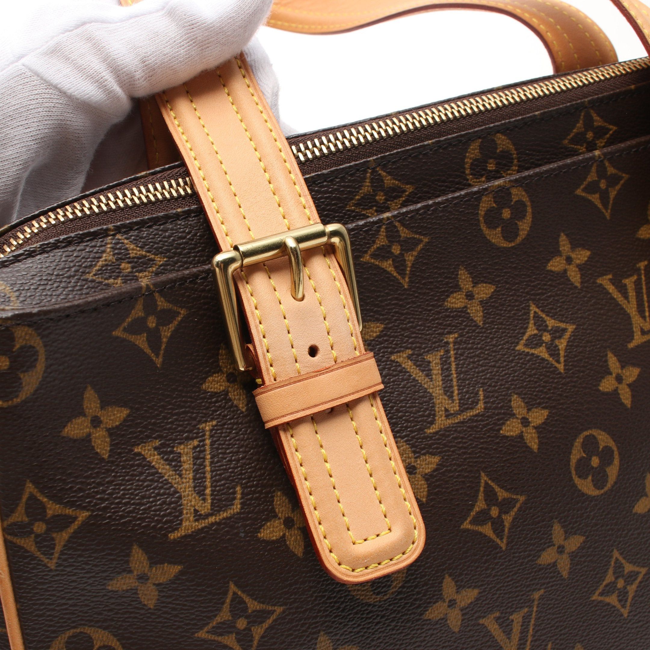 Louis Vuitton Louis Vuitton Multi-Priest Monogram Handbag Leather Brown Size ONE SIZE - 9 Thumbnail