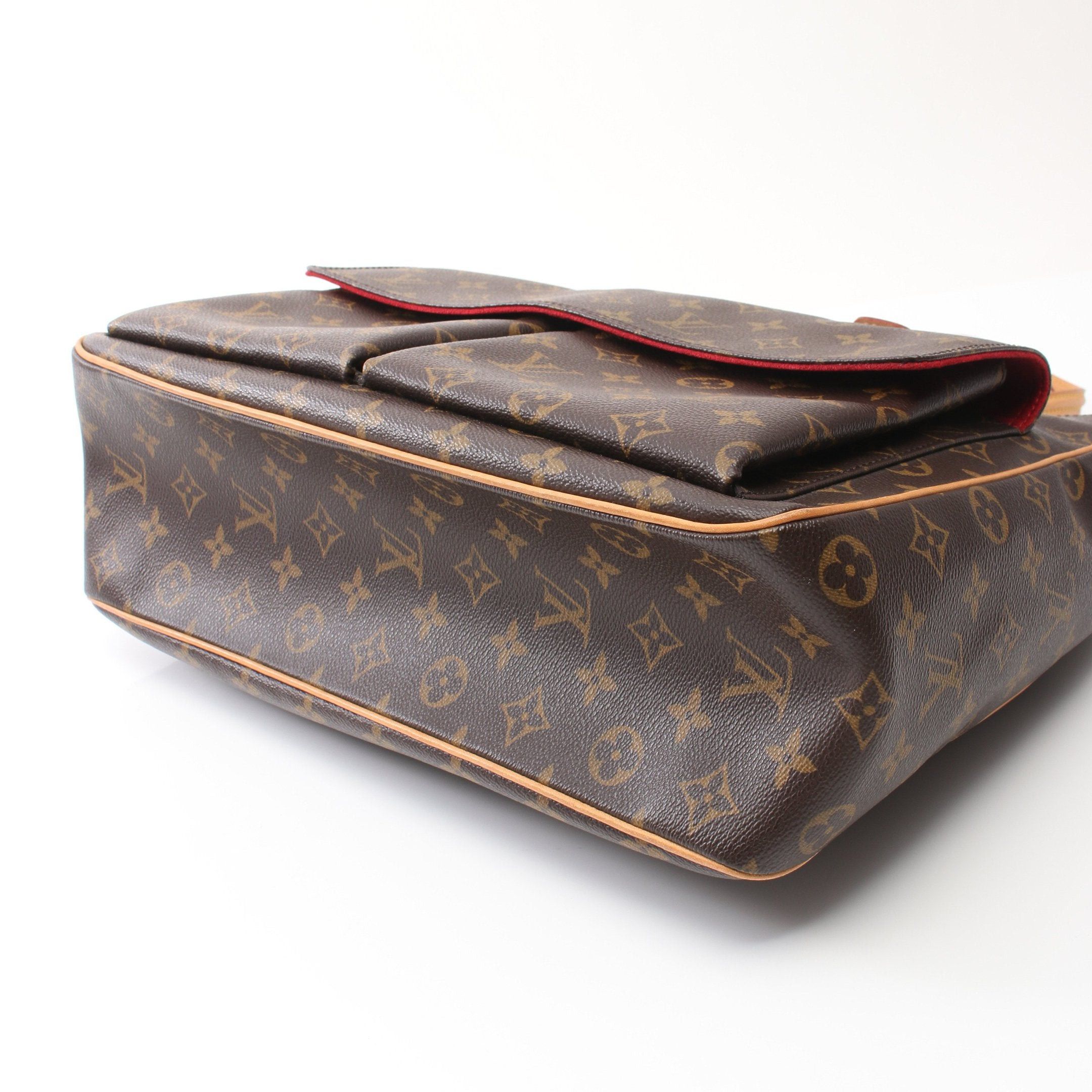 Louis Vuitton Louis Vuitton Multi-Priest Monogram Handbag Leather Brown Size ONE SIZE - 7 Thumbnail