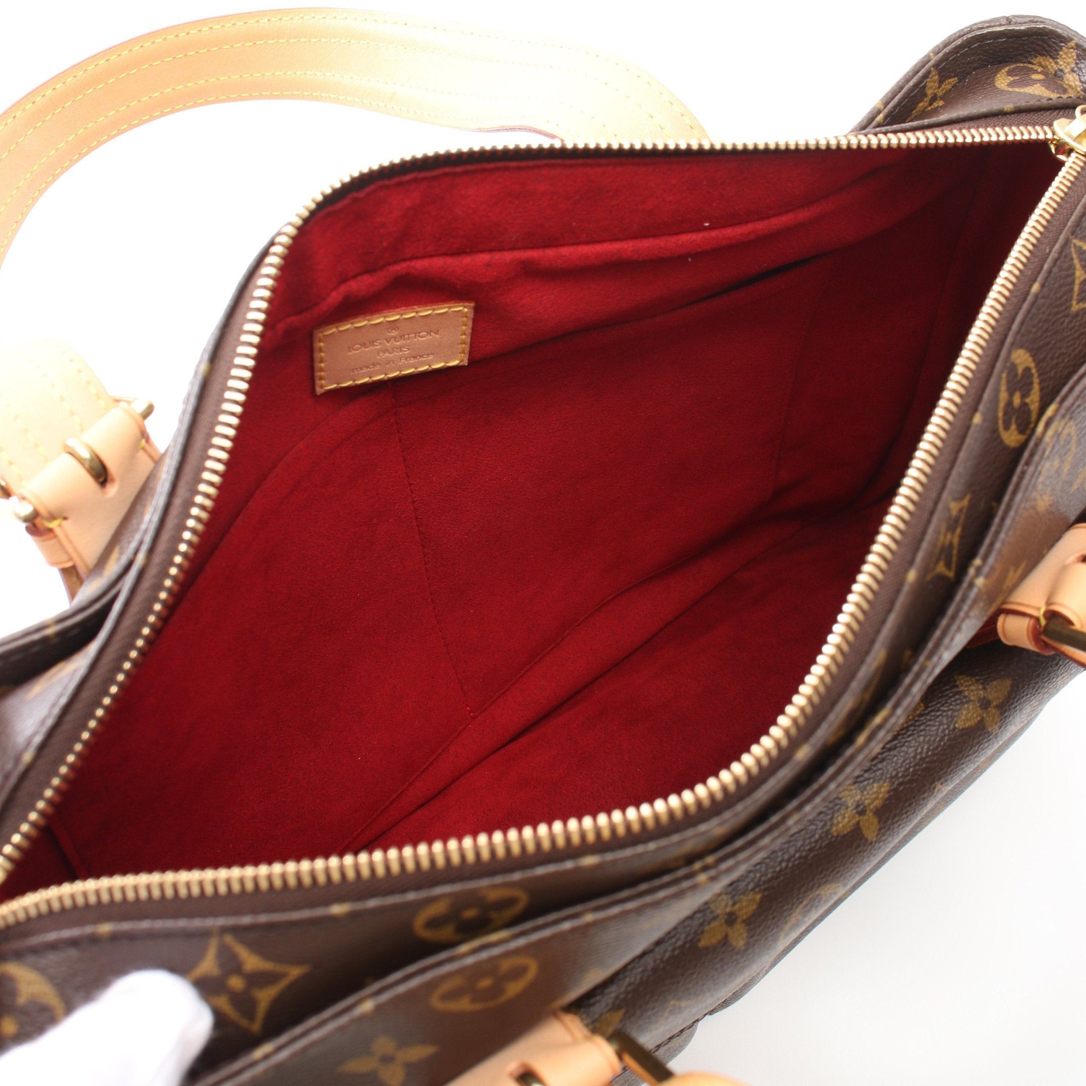 Louis Vuitton Louis Vuitton Multi-Priest Monogram Handbag Leather Brown Size ONE SIZE - 3 Thumbnail