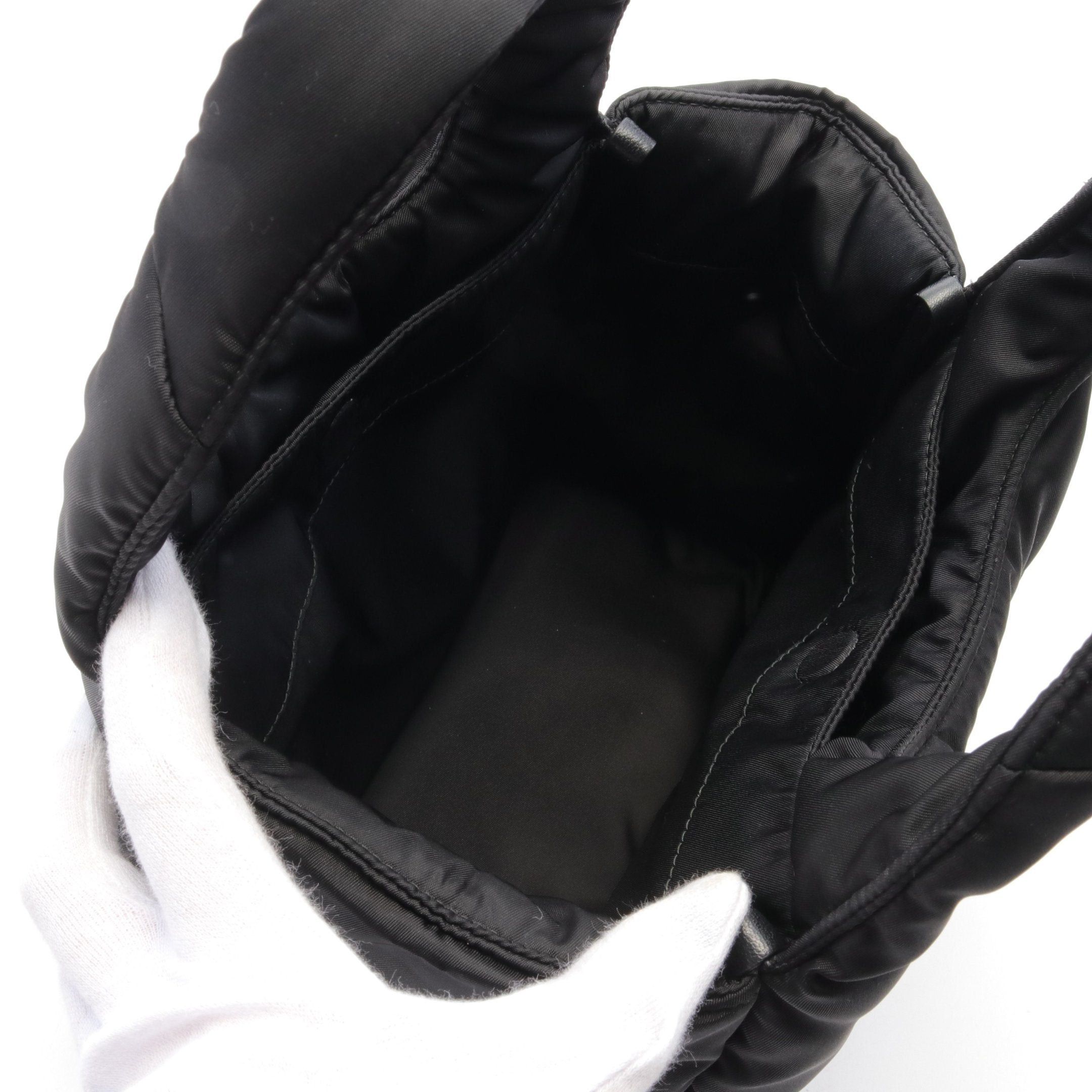 Prada Prada Padet Small Handbag Nylon Black Size ONE SIZE - 3 Thumbnail