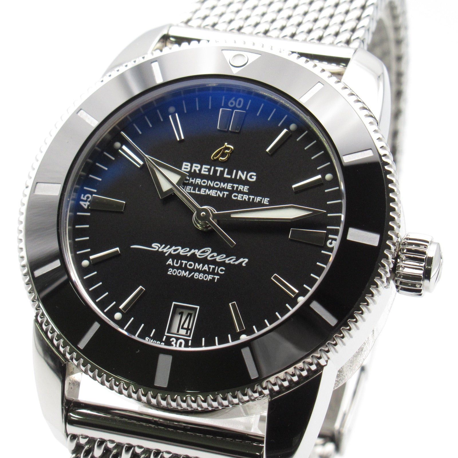Breitling Breitling Superocean Heritage B20 Mens Watch Automatic Winding Stainless Steel Black Size ONE SIZE - 3 Thumbnail