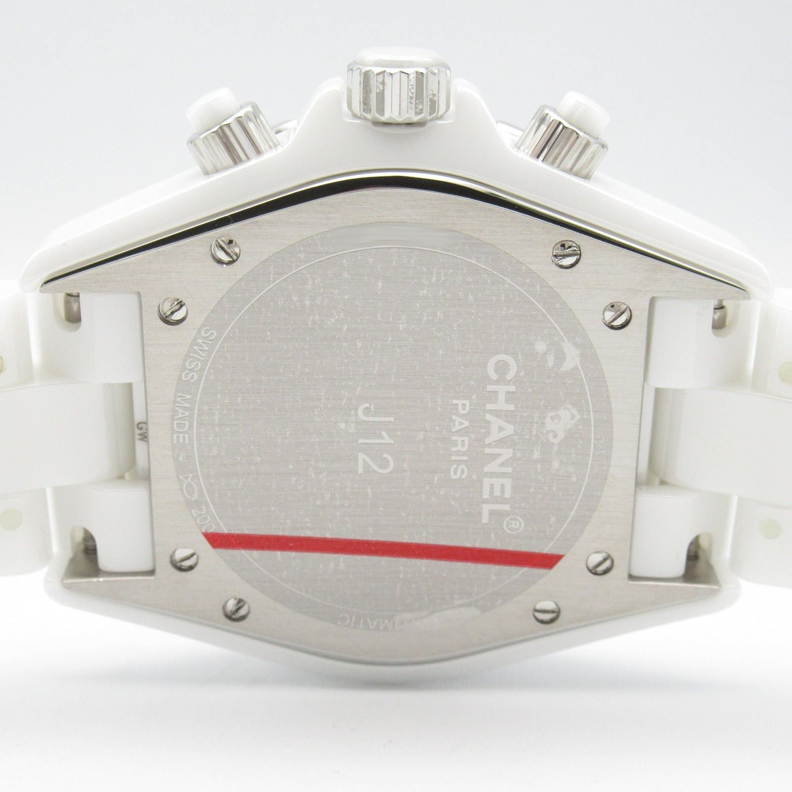 Chanel Chanel J12 Chronograph Mens Watch Automatic Winding Ceramic White Size ONE SIZE - 5 Thumbnail