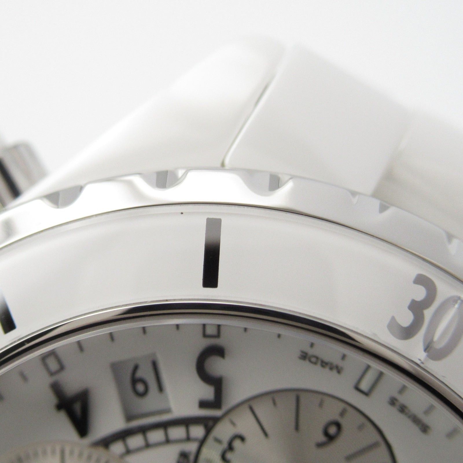 Chanel Chanel J12 Chronograph Mens Watch Automatic Winding Ceramic White Size ONE SIZE - 12 Thumbnail