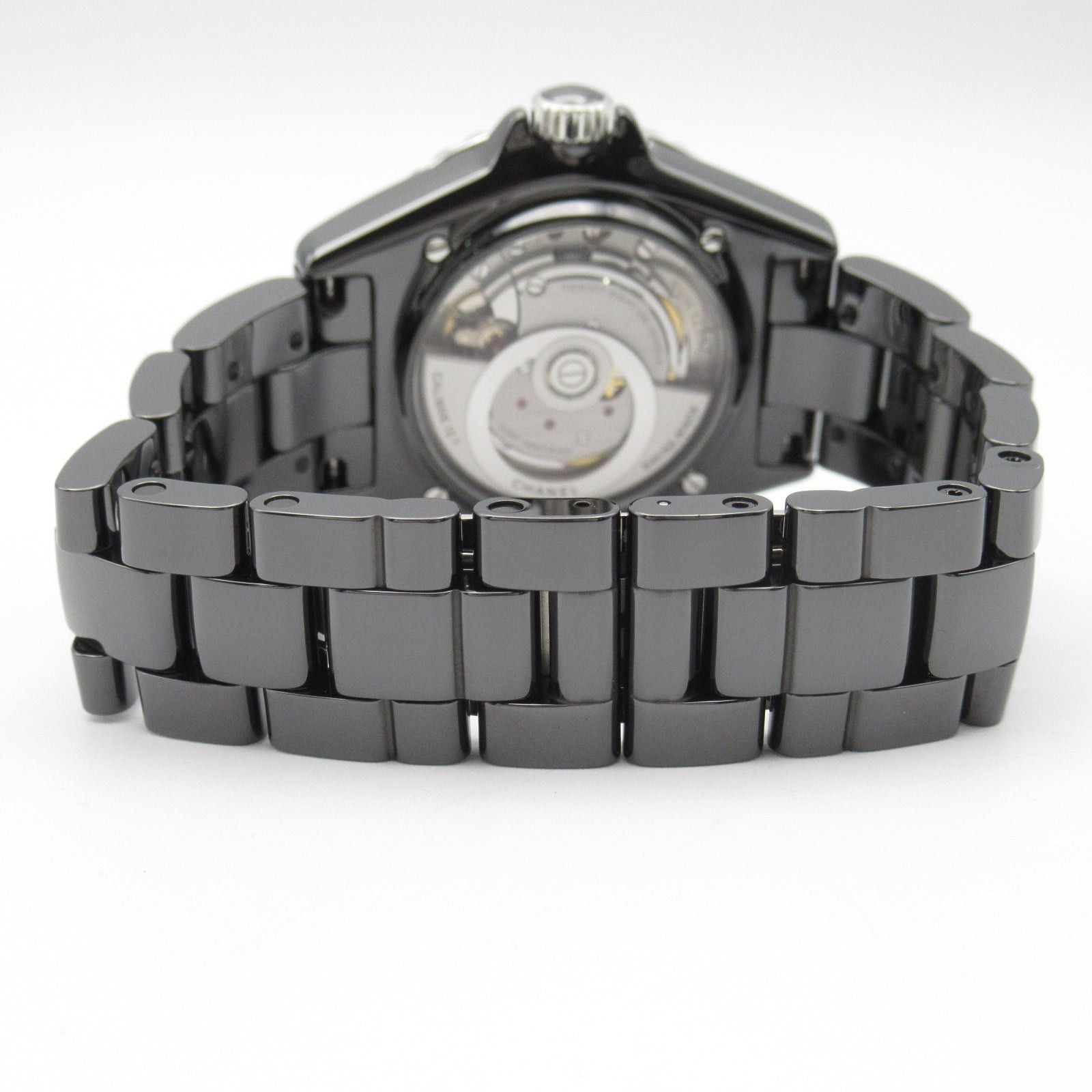 Chanel Chanel J12 12P Diamond Mens Watch Automatic Winding Ceramic Black Size ONE SIZE - 4 Thumbnail