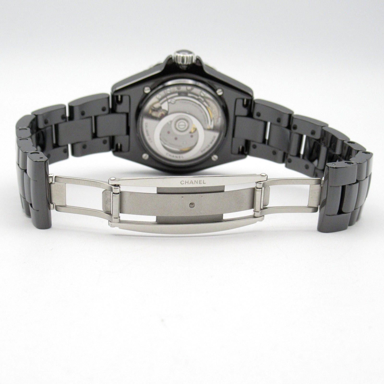 Chanel Chanel J12 12P Diamond Mens Watch Automatic Winding Ceramic Black Size ONE SIZE - 5 Thumbnail