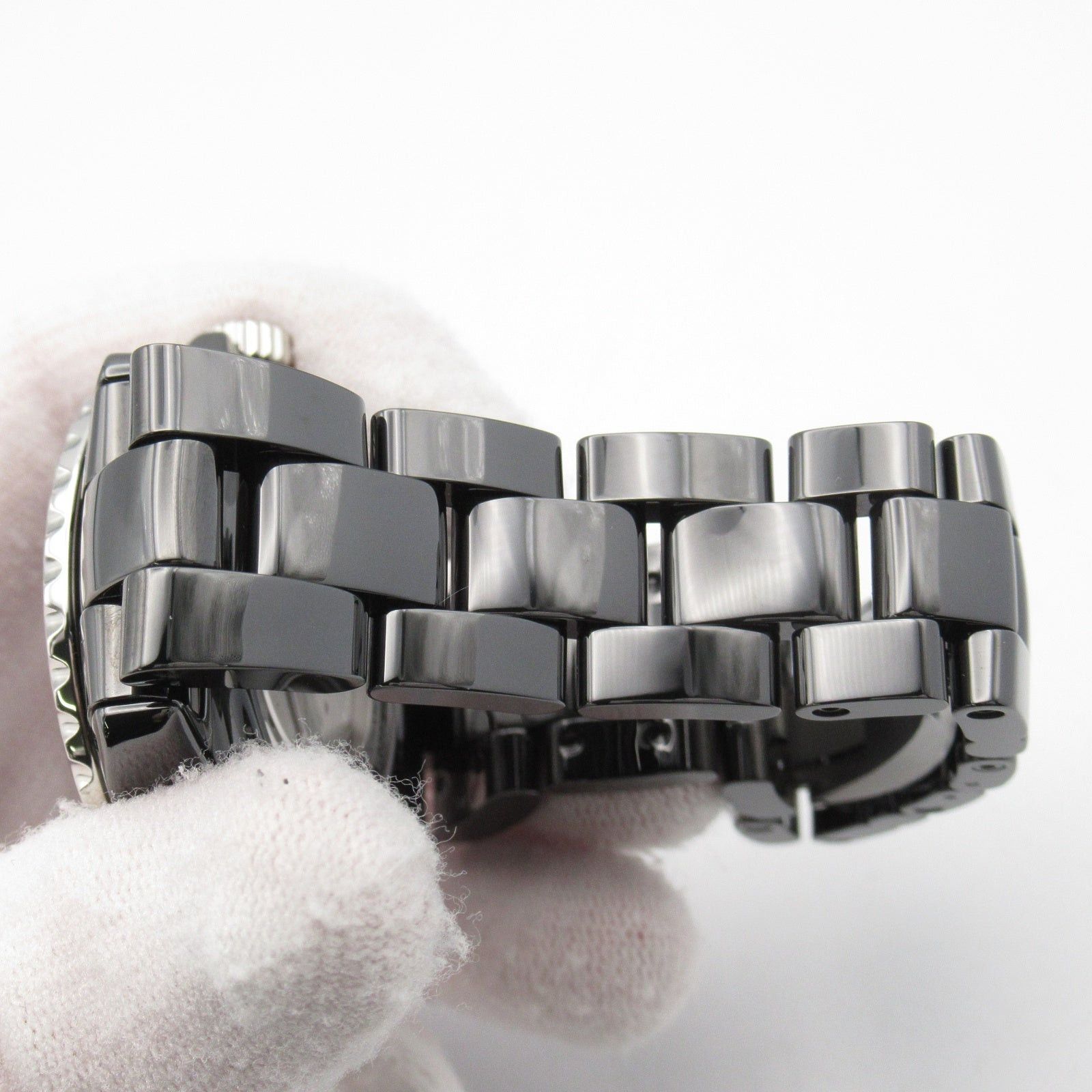 Chanel Chanel J12 12P Diamond Mens Watch Automatic Winding Ceramic Black Size ONE SIZE - 9 Thumbnail