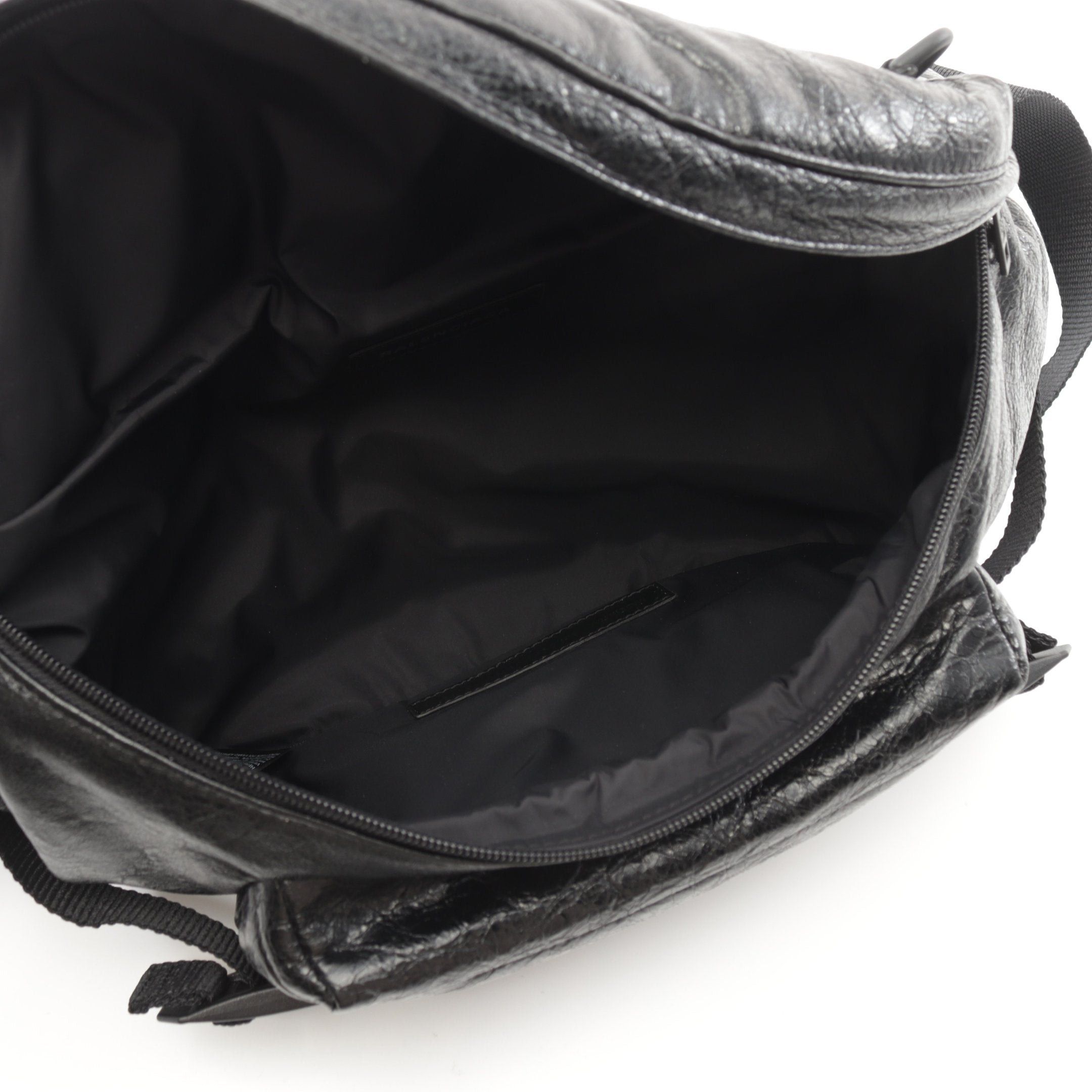 Balenciaga Balenciaga Army Large Belt Bag Body Waist Leather Black Size ONE SIZE - 3 Thumbnail