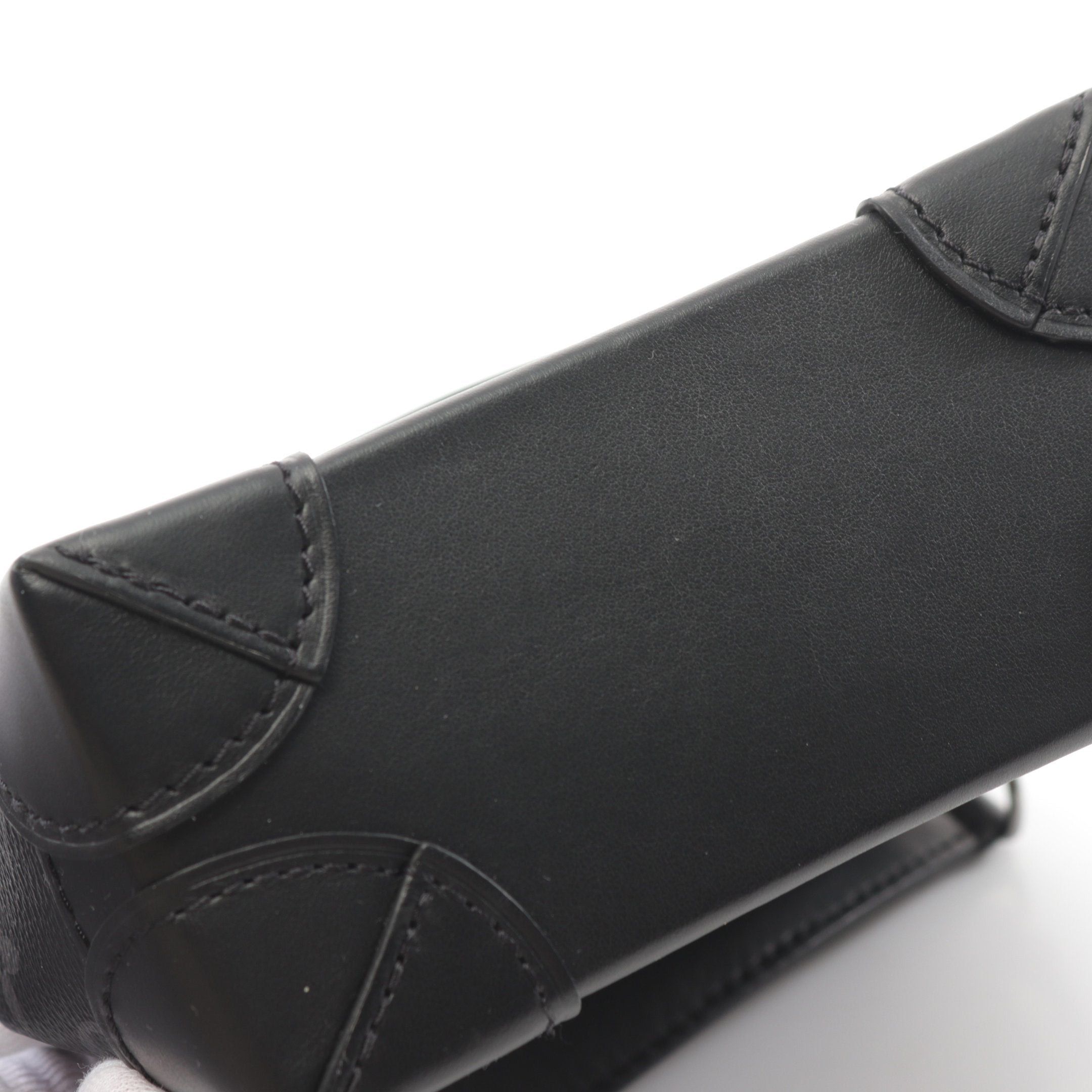 Louis Vuitton Louis Vuitton Nano Steamer Monogram Eclipse Shoulder Bag Leather Black Size ONE SIZE - 6 Thumbnail
