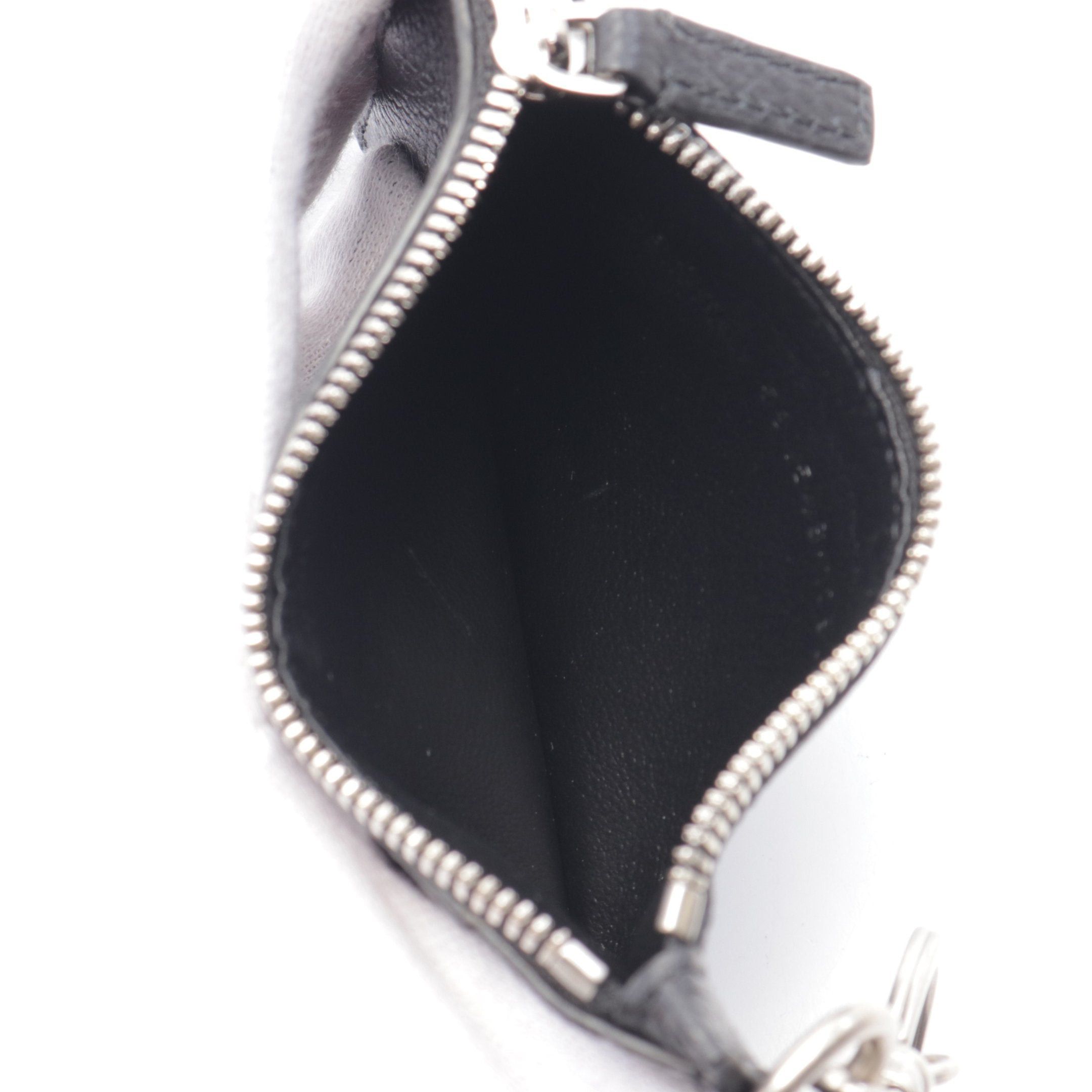 Balenciaga Balenciaga Cash Card Case Coin Purse Leather Black With Neck Strap Size ONE SIZE - 3 Thumbnail