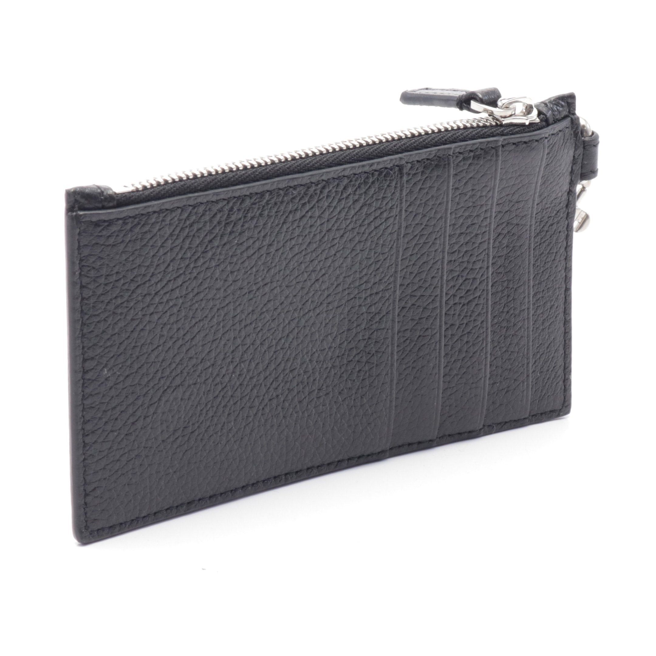 Balenciaga Balenciaga Cash Card Case Coin Purse Leather Black With Neck Strap Size ONE SIZE - 2 Thumbnail