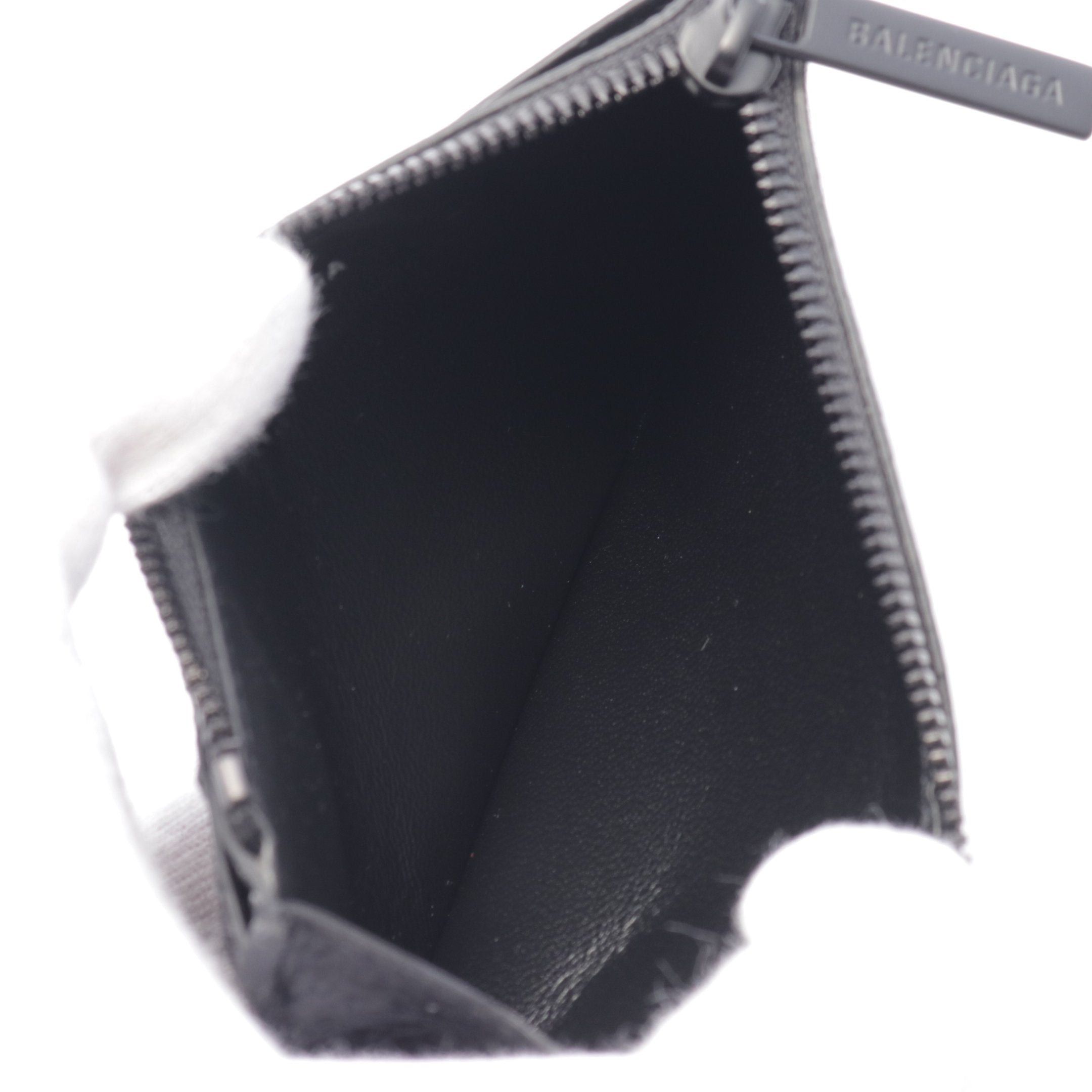 Balenciaga Balenciaga Monaco Long Coin &Amp; Card Holder Case Purse Leather Black Size ONE SIZE - 3 Thumbnail