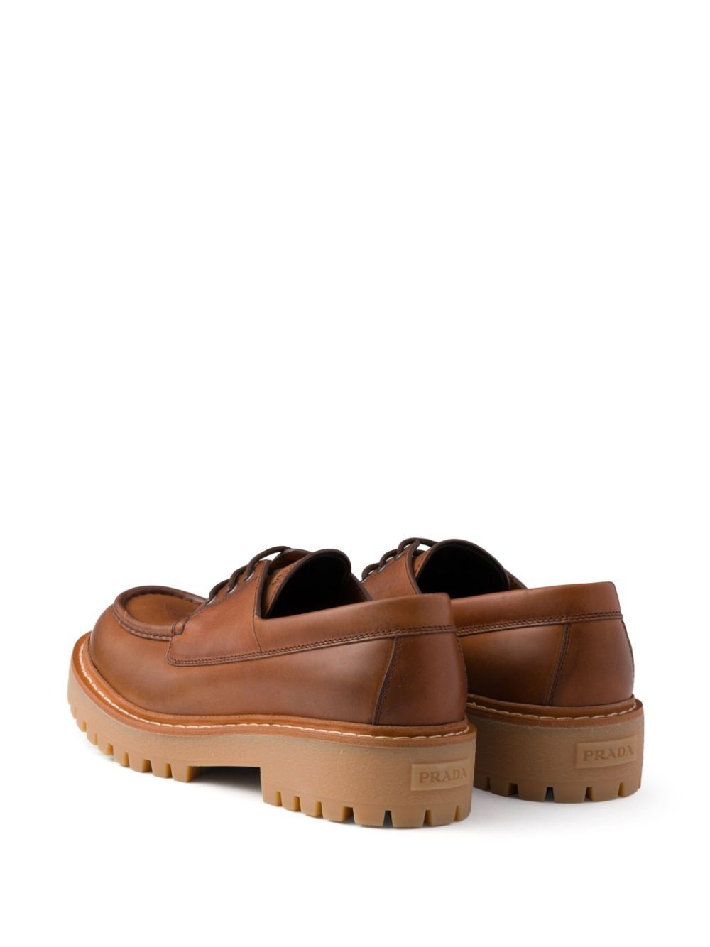 Prada LEATHER LOAFERS Size US 7 / EU 40 - 4 Thumbnail