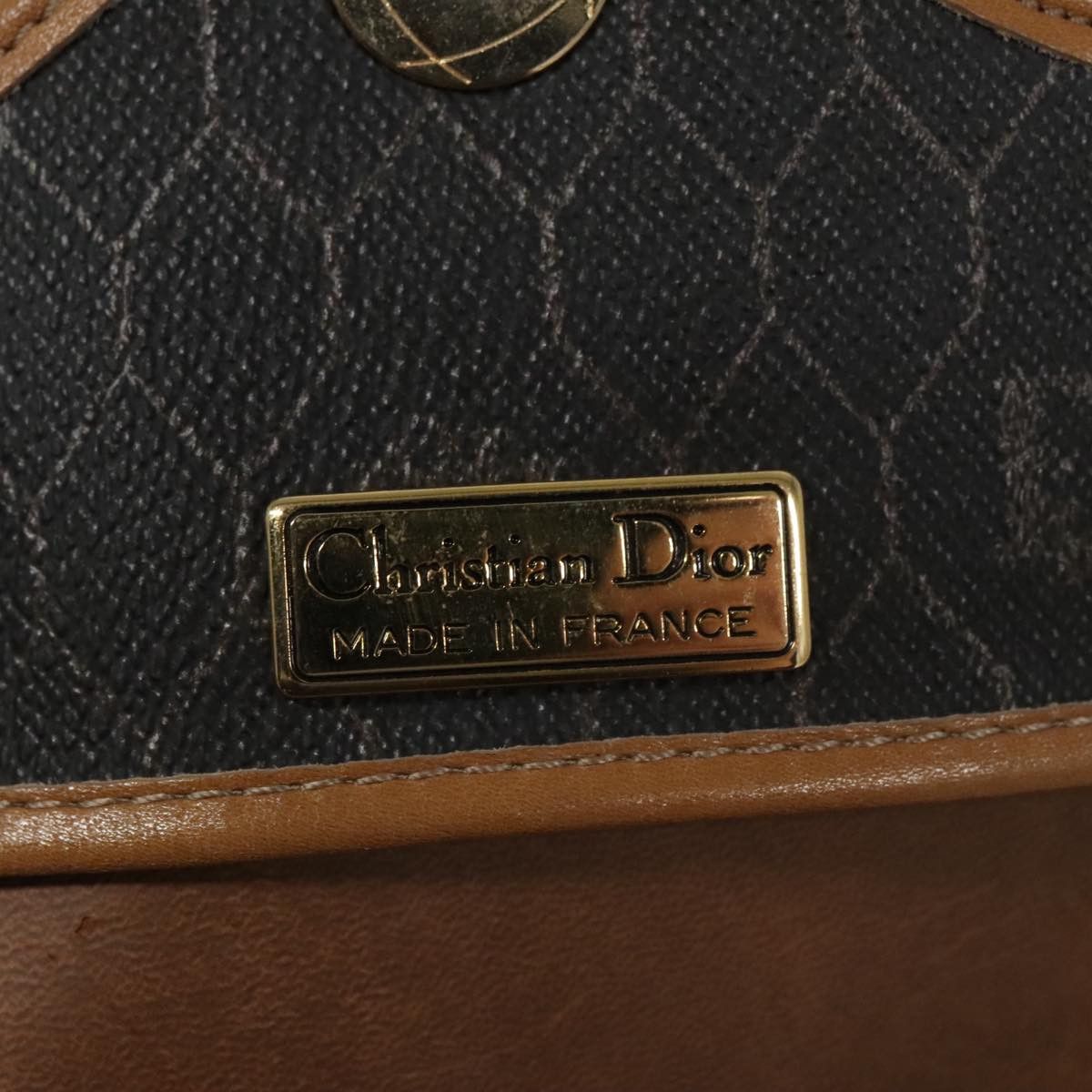 Dior Honeycomb Black Canvas Shoulder Bag (Pre-Owned) Size ONE SIZE - 10 Thumbnail