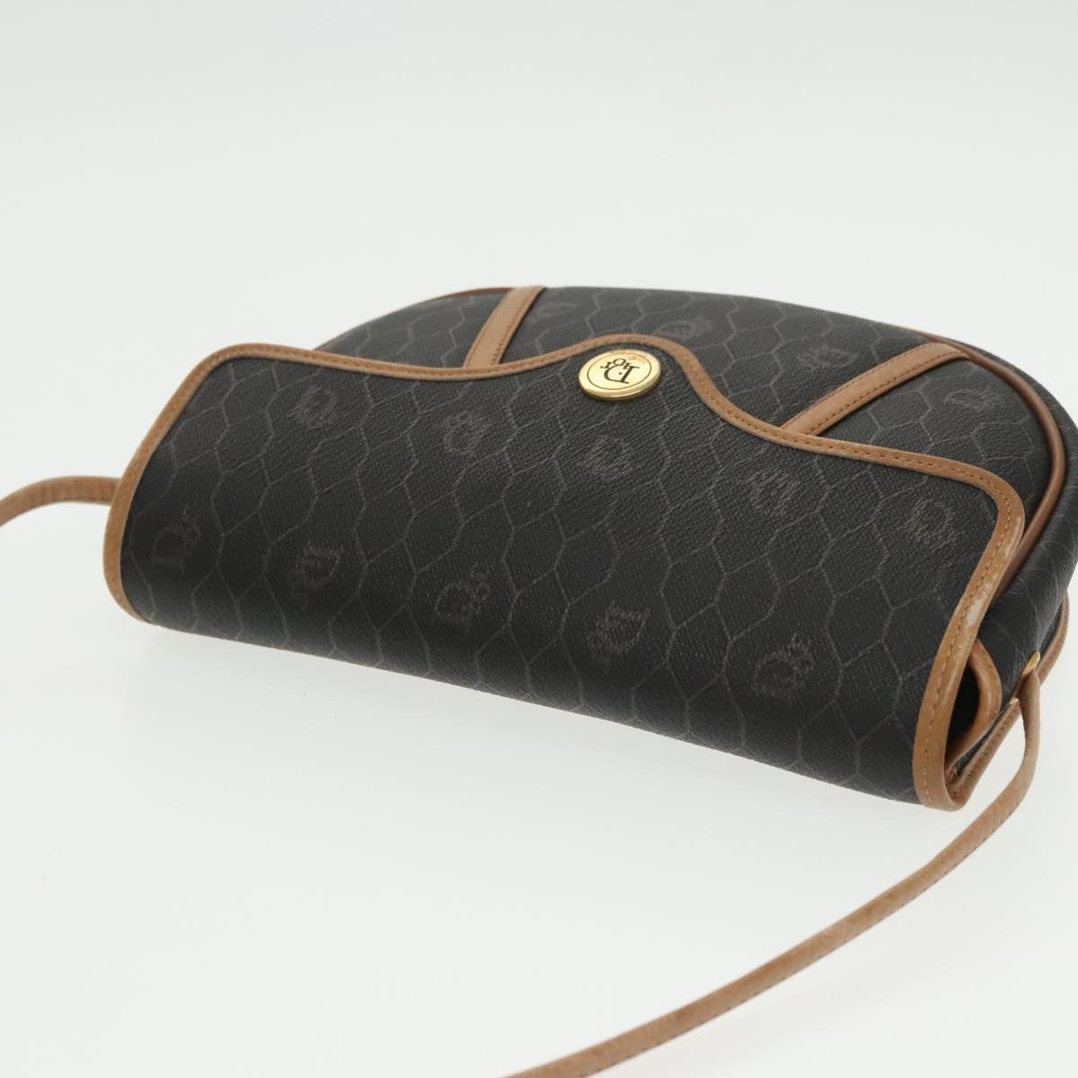 Dior Honeycomb Black Canvas Shoulder Bag (Pre-Owned) Size ONE SIZE - 14 Thumbnail