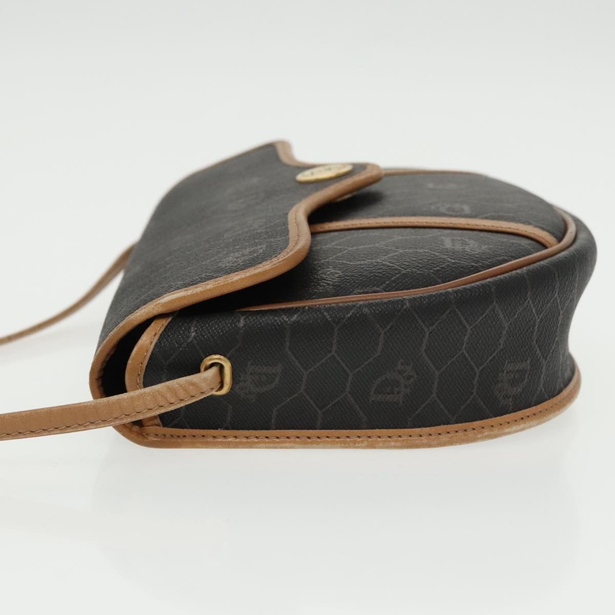 Dior Honeycomb Black Canvas Shoulder Bag (Pre-Owned) Size ONE SIZE - 13 Thumbnail