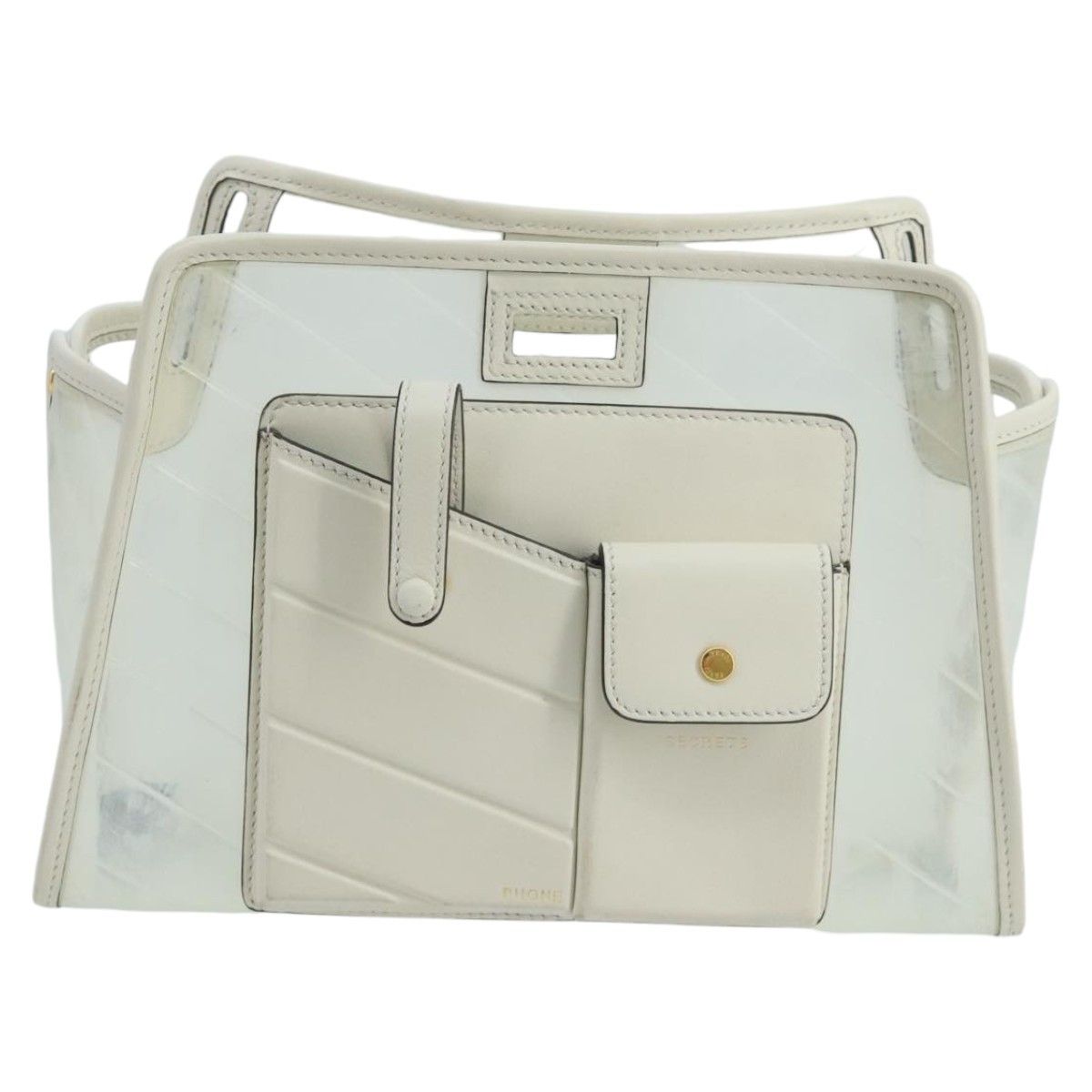 Fendi Peekaboo Transparent Vinyl Handbag (Pre-Owned) Size ONE SIZE - 13 Thumbnail