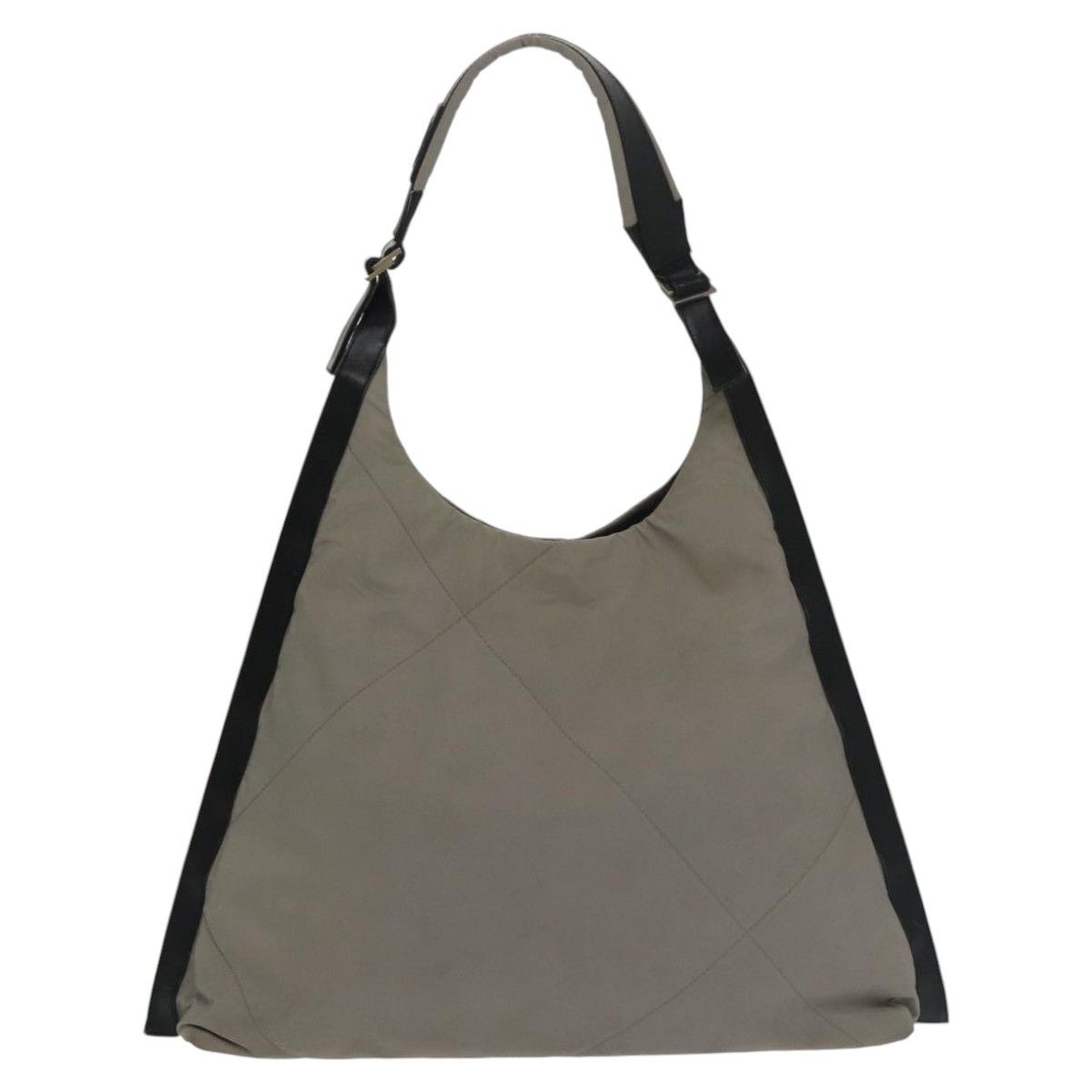 Salvatore Ferragamo Grey Synthetic Shoulder Bag (Pre-Owned) Size ONE SIZE - 12 Thumbnail