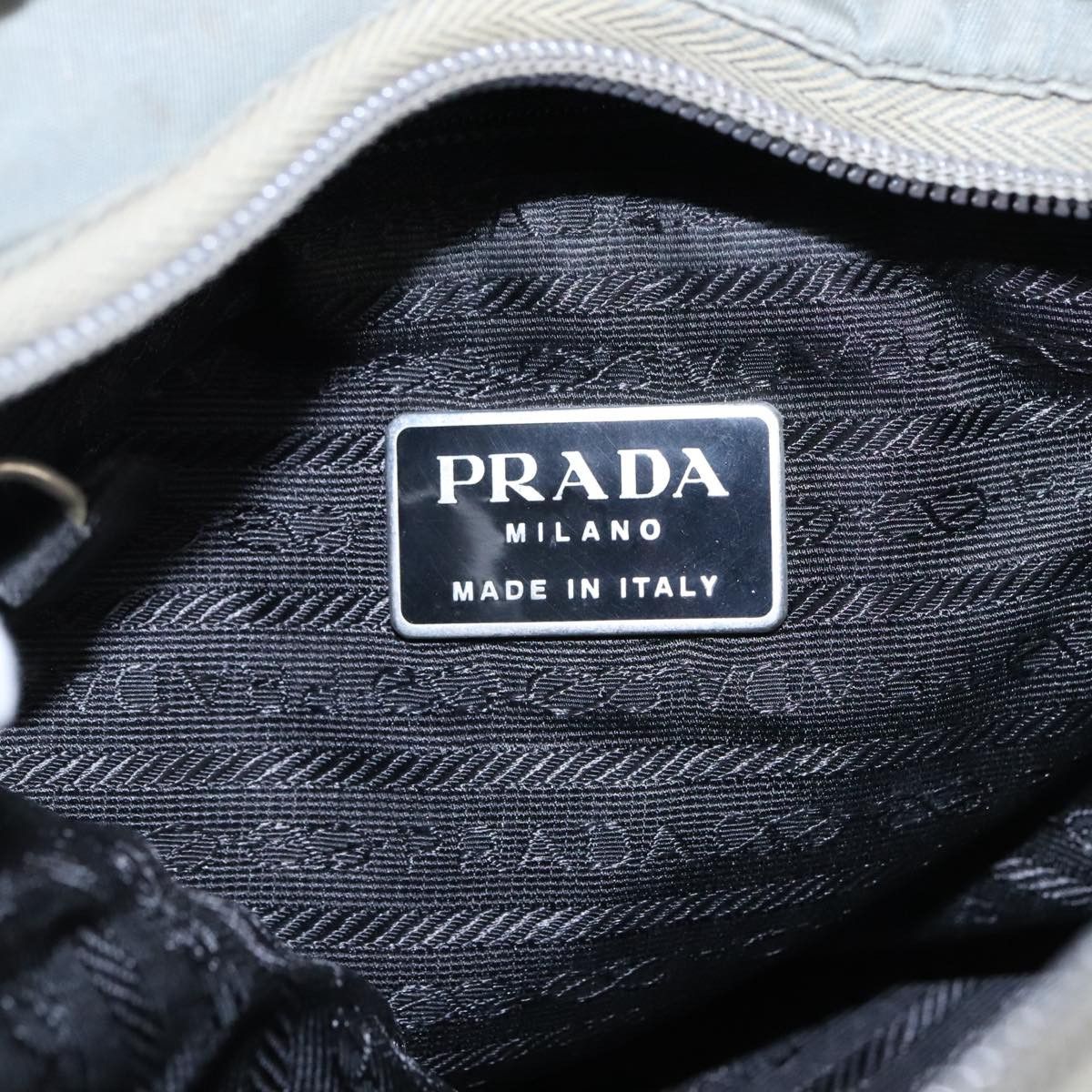 Prada Tessuto Khaki Synthetic Handbag (Pre-Owned) Size ONE SIZE - 9 Thumbnail