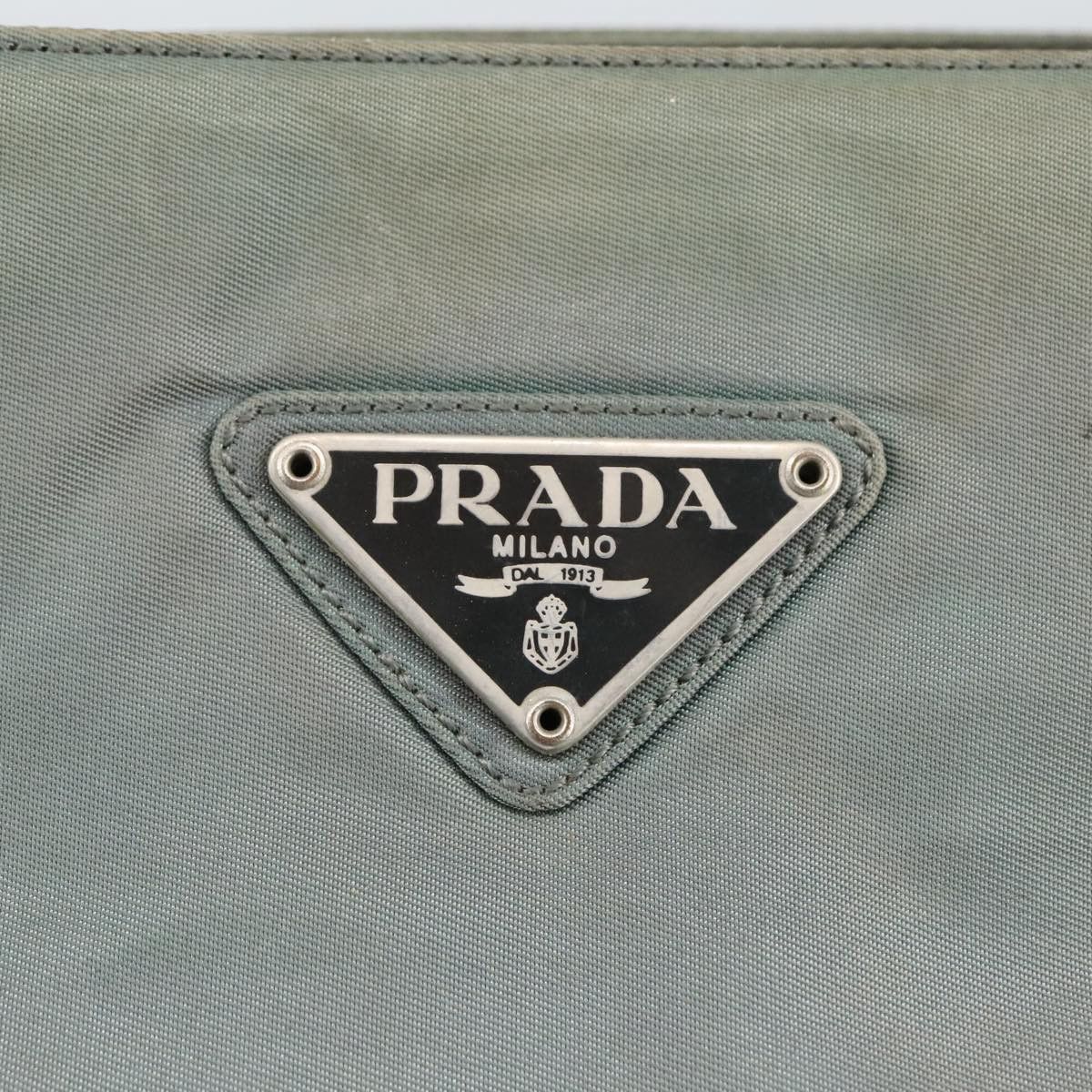 Prada Tessuto Khaki Synthetic Handbag (Pre-Owned) Size ONE SIZE - 19 Thumbnail