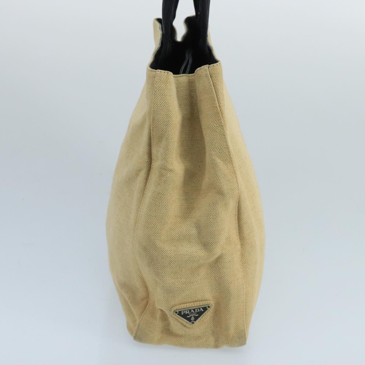 Prada Beige Canvas Tote Bag (Pre-Owned) Size ONE SIZE - 3 Thumbnail