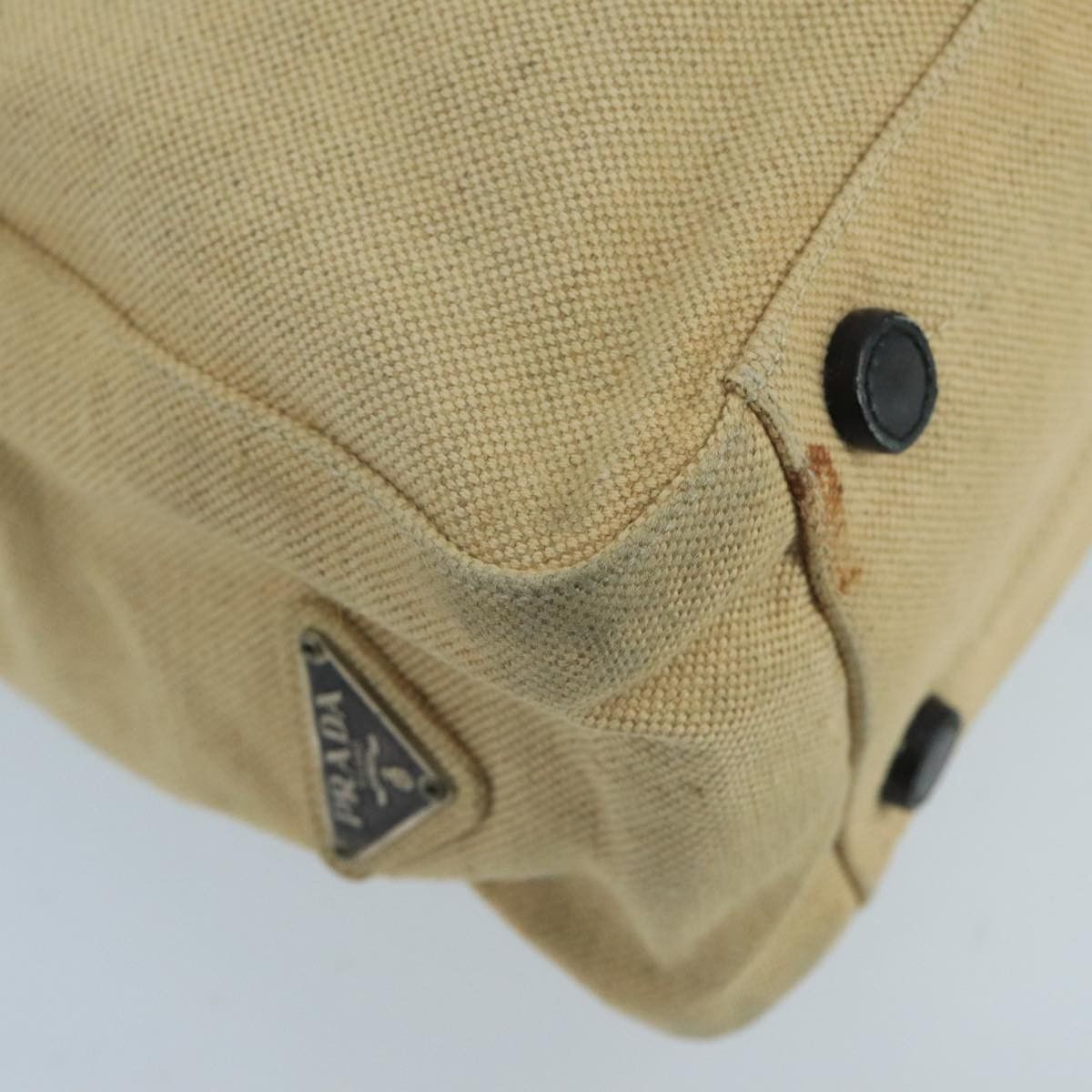 Prada Beige Canvas Tote Bag (Pre-Owned) Size ONE SIZE - 17 Thumbnail