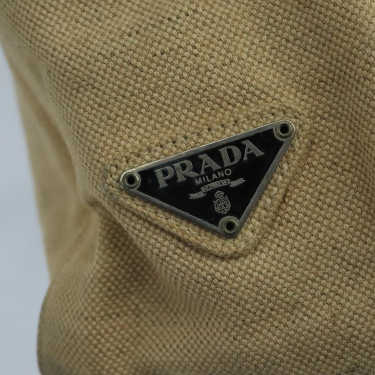 Prada Beige Canvas Tote Bag (Pre-Owned) Size ONE SIZE - 18 Thumbnail