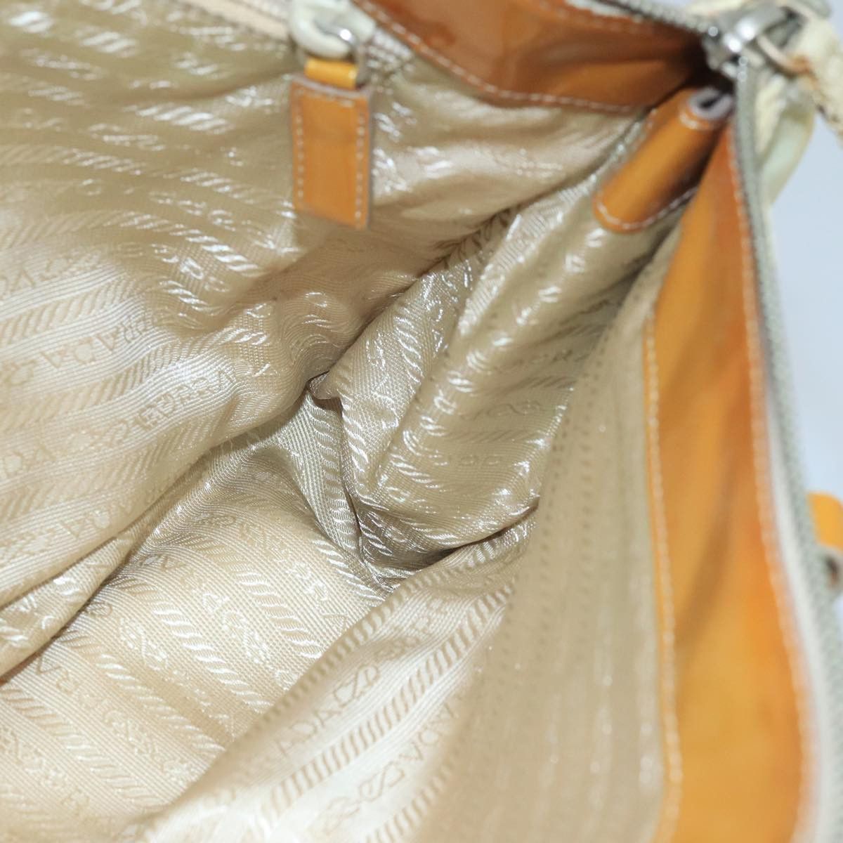 Prada Tessuto Beige Synthetic Shoulder Bag (Pre-Owned) Size ONE SIZE - 20 Thumbnail