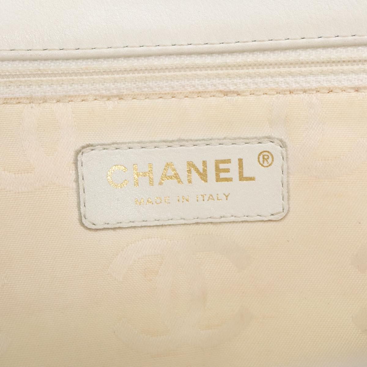 Chanel Coco Mark Gold Canvas Tote Bag (Pre-Owned) Size ONE SIZE - 9 Thumbnail
