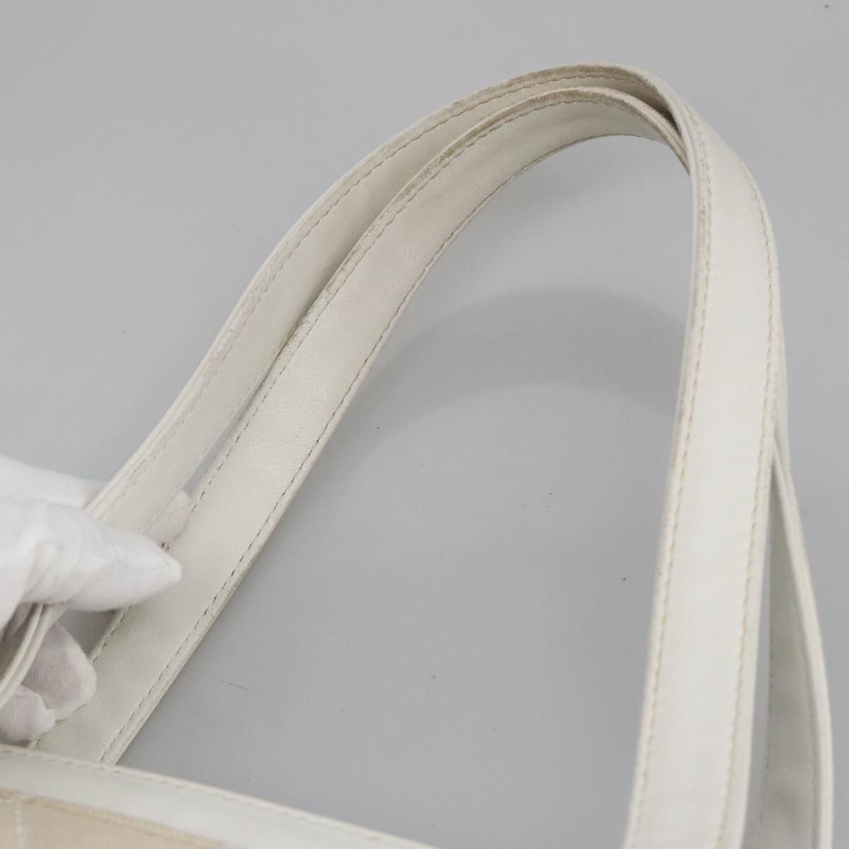 Chanel Coco Mark Gold Canvas Tote Bag (Pre-Owned) Size ONE SIZE - 15 Thumbnail