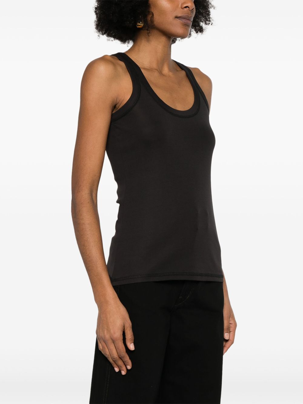 Lemaire RIBBED COTTON TANK TOP Size M / US 6-8 / IT 42-44 - 3 Thumbnail