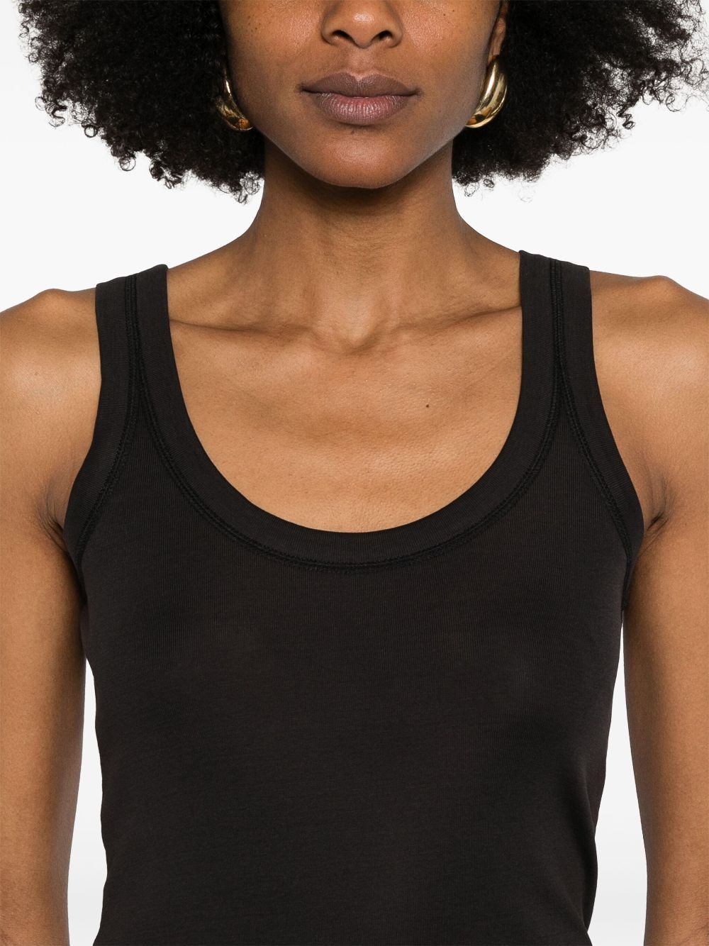 Lemaire RIBBED COTTON TANK TOP Size M / US 6-8 / IT 42-44 - 5 Thumbnail