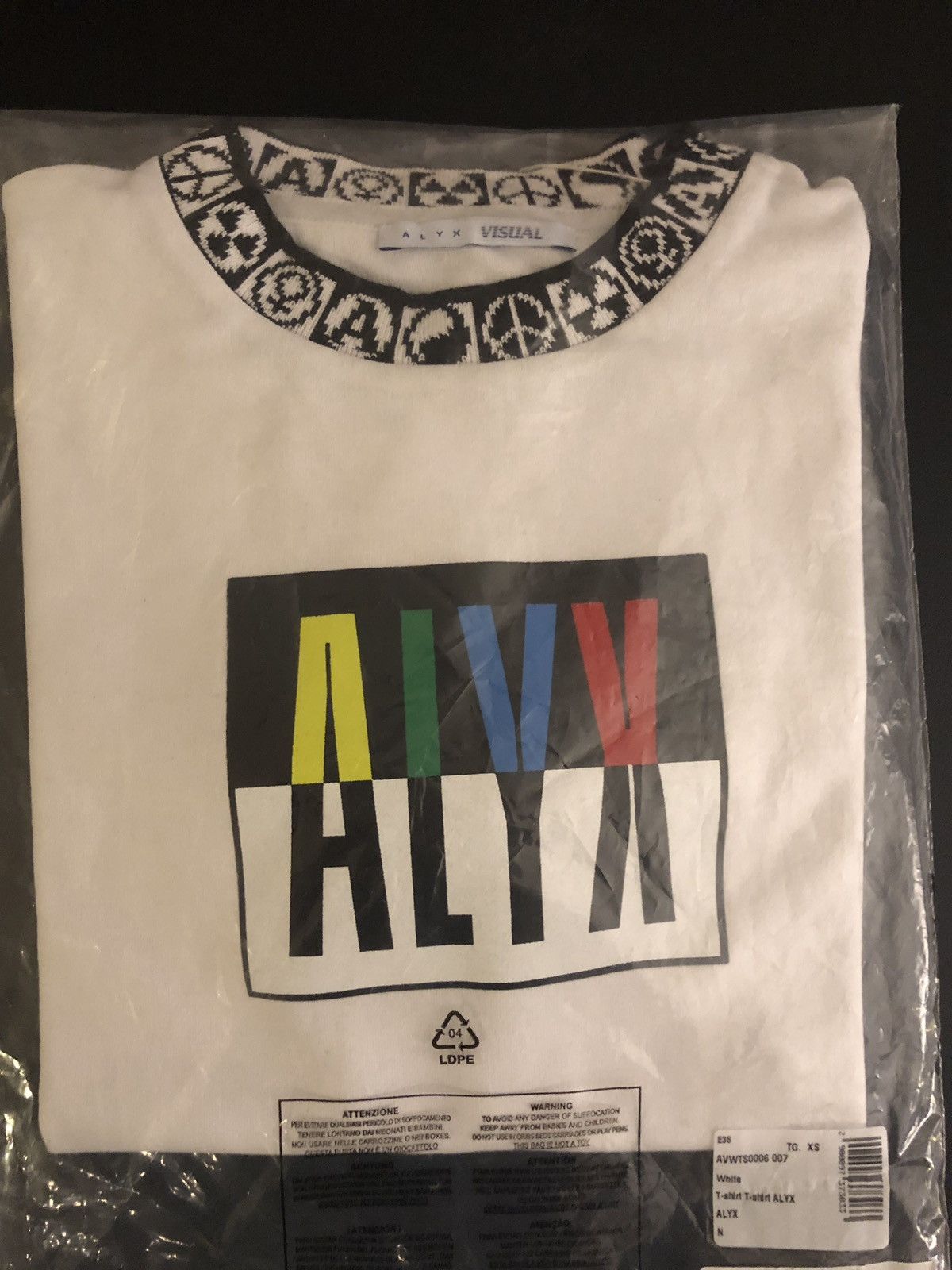 Alyx 1017 ALYX 9SM Multi Color Logo T in White | Grailed