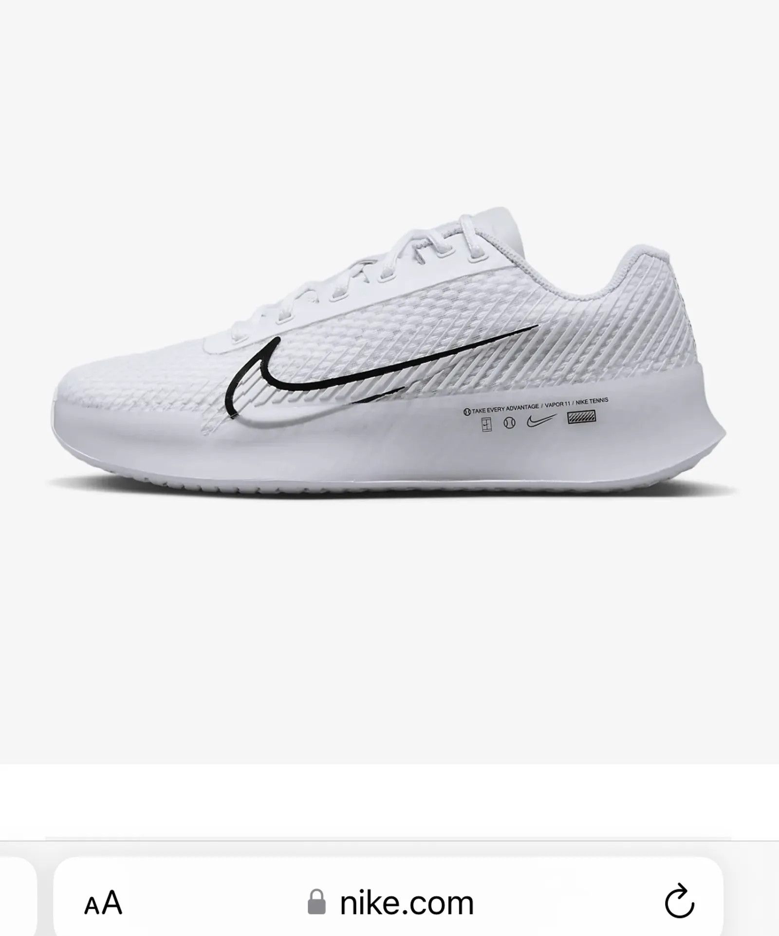 Nike Nike W Nike Zoom Vapor 11 HC Shoes Size US 10.5 / IT 40.5 - 4 Thumbnail