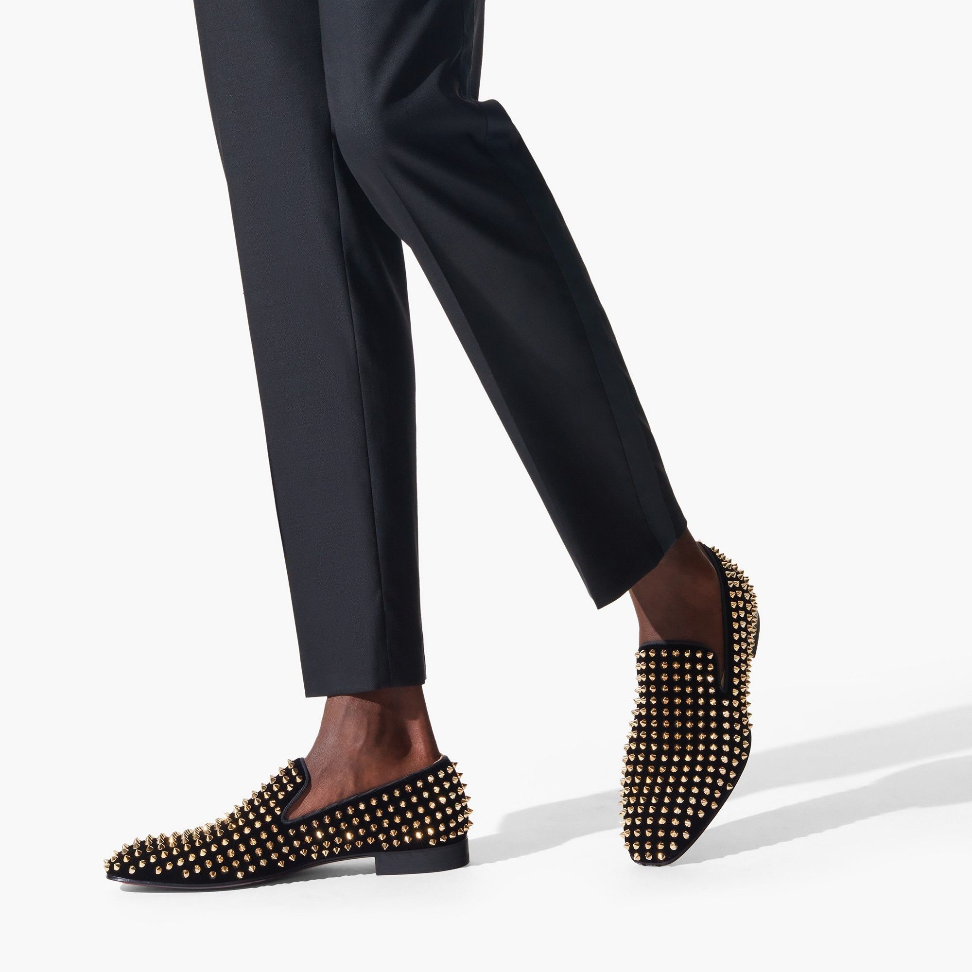 Christian Louboutin Dandelion Spikes Black/Dorado Size US 10 / EU 43 - 4 Thumbnail
