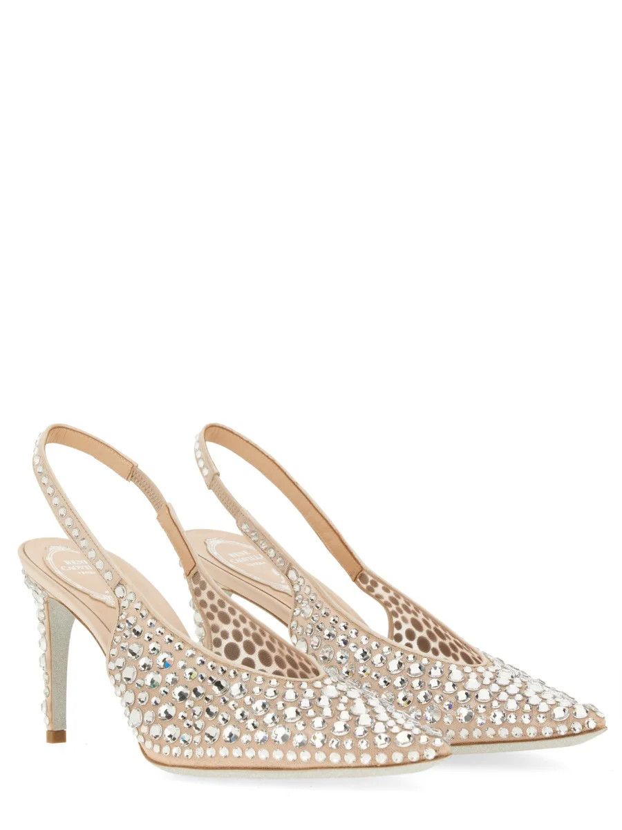 Rene Caovilla René Caovilla Gilda Embellished Pumps Size US 6.5 / IT 36.5 - 2 Thumbnail